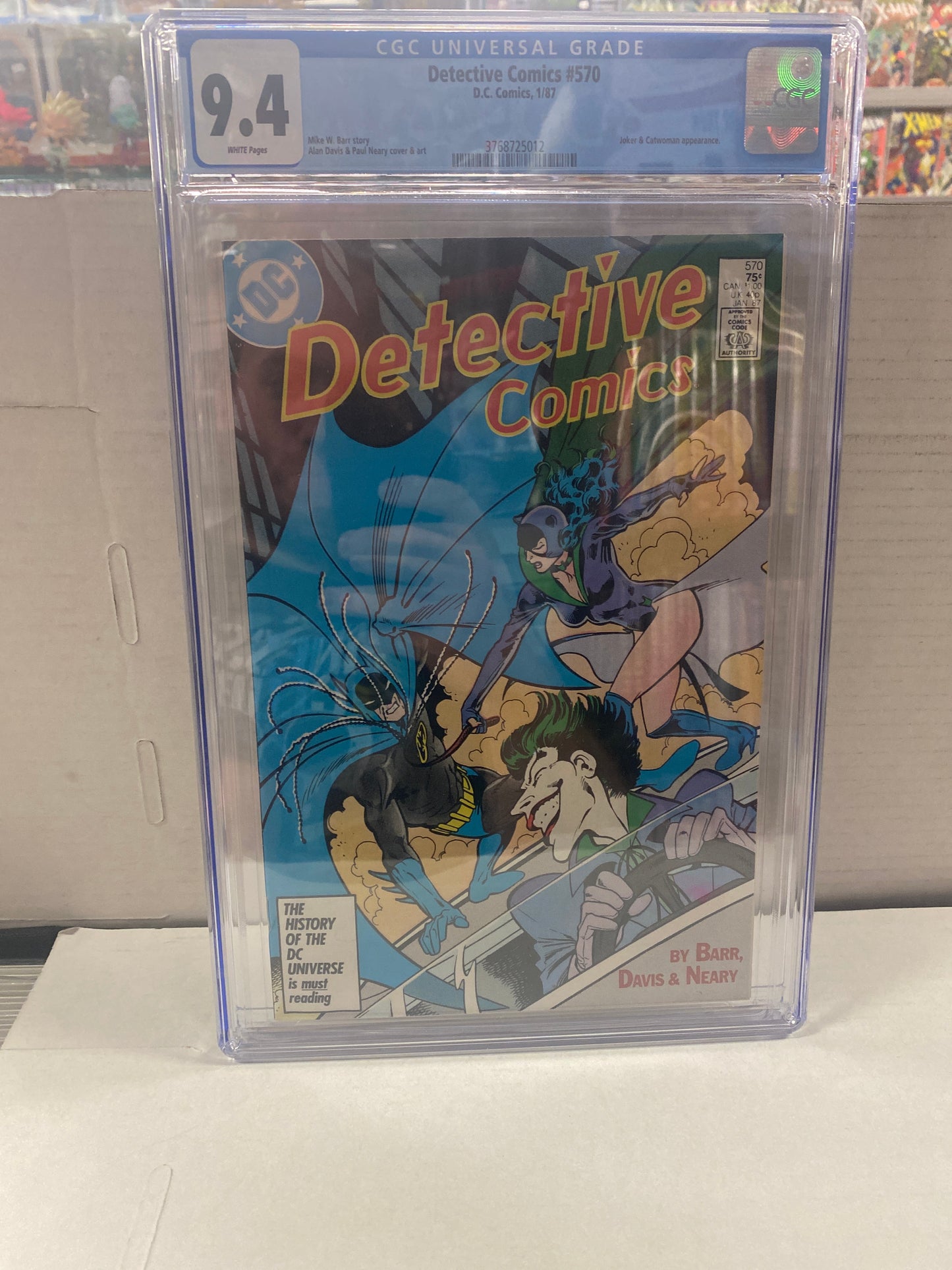 DC COMICS DETECTIVE COMICS #570 (1987) CGC 9.4 WP