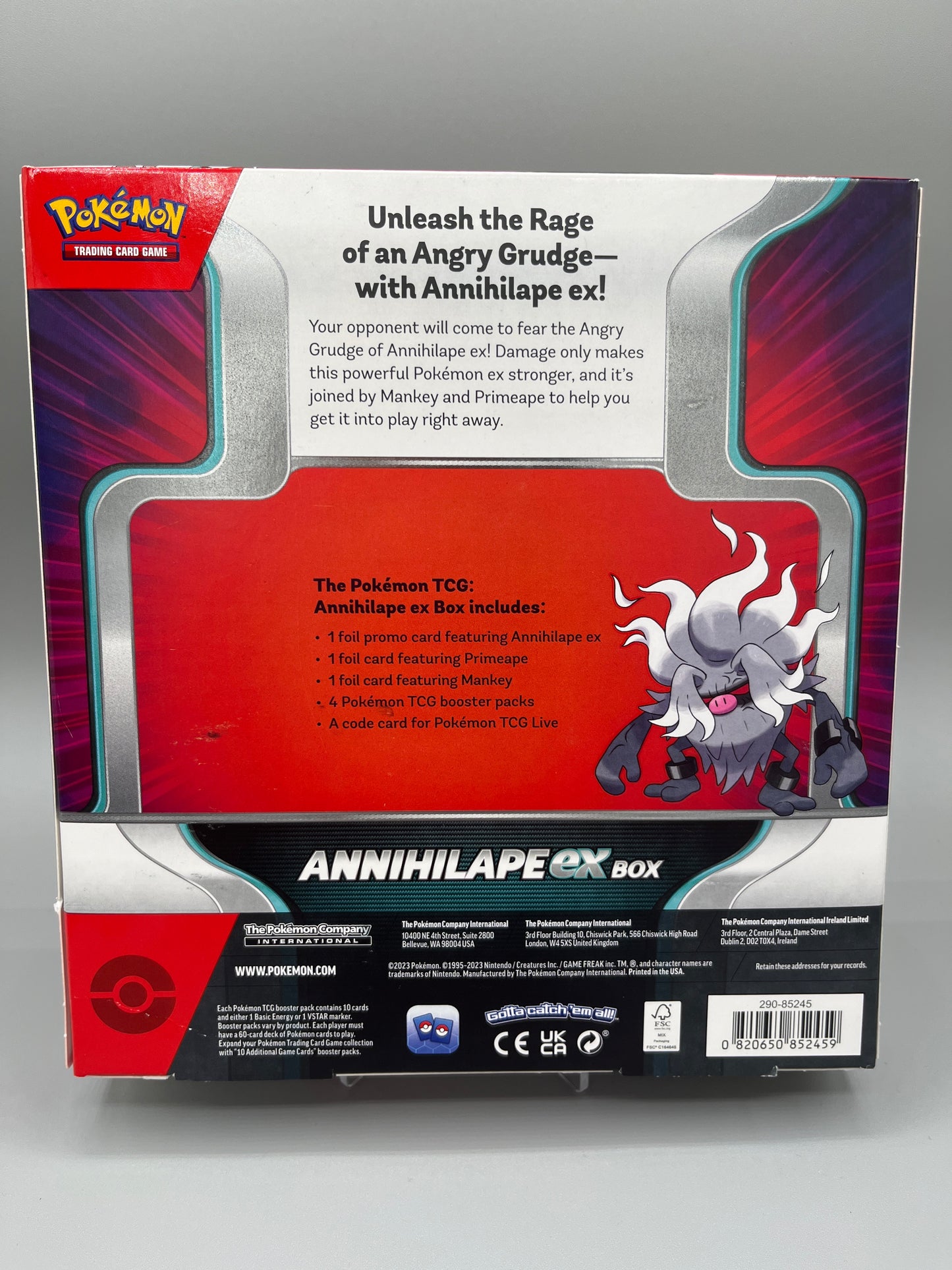 Pokemon Trading Card Game Annihilape EX box