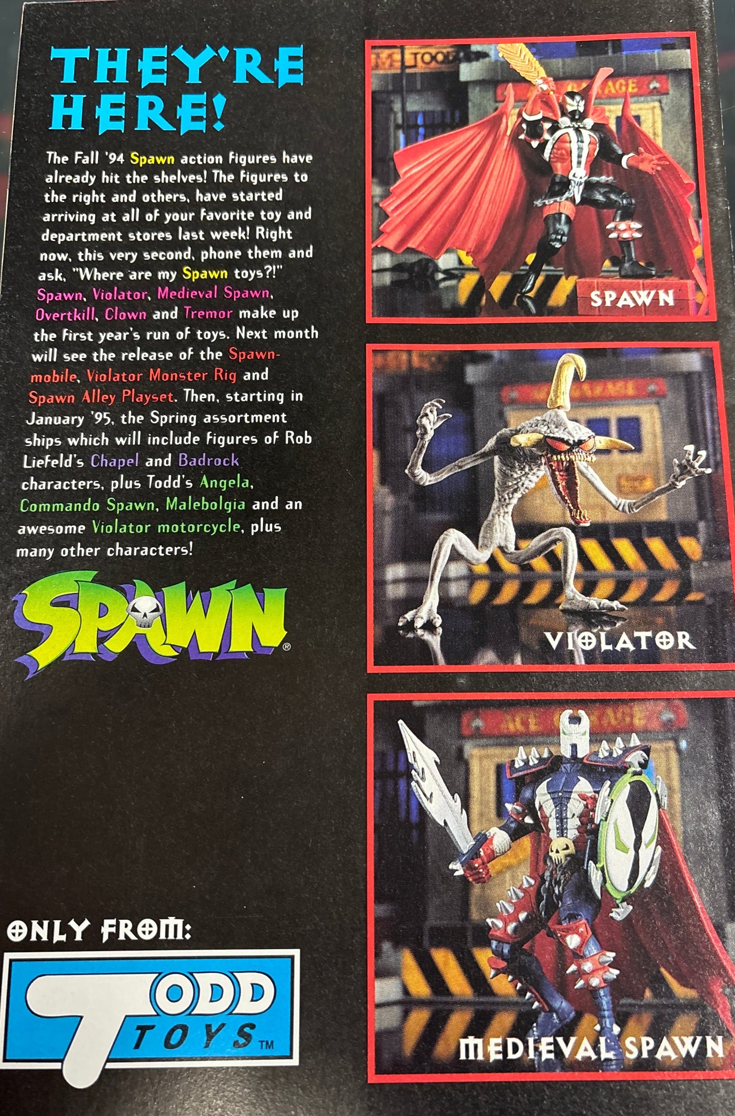 IMAGE ANGELA #1 1994 SPAWN SPIN OFF SIGNED BY TODD MCFARLANE
