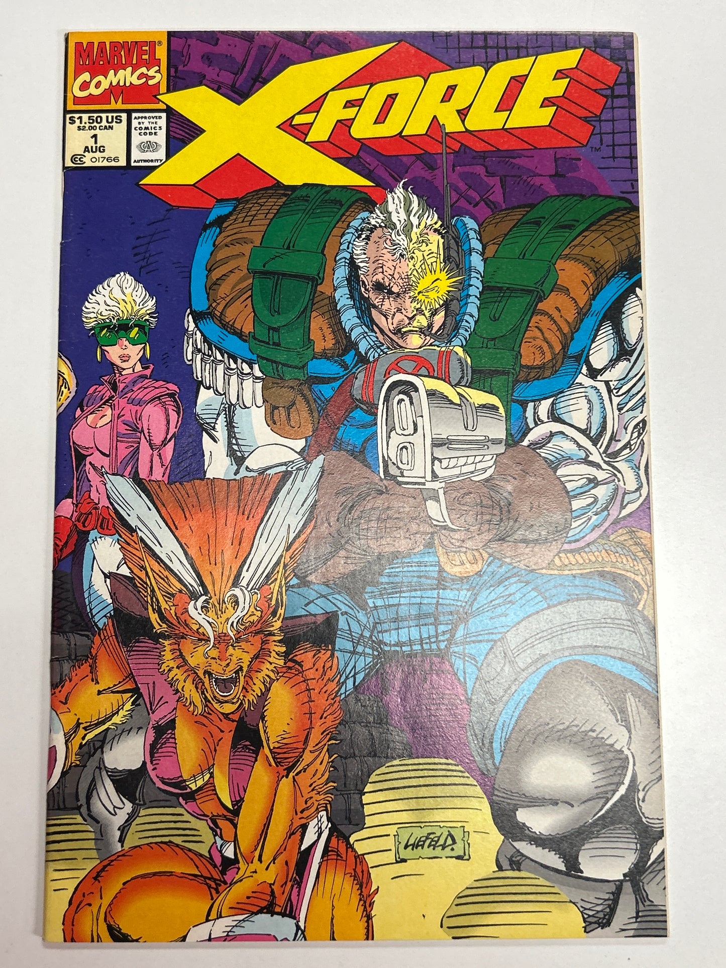 MARVEL COMICS X-FORCE 1 (1991) NOT POLYBAGGED NEAR MINT CONDITION