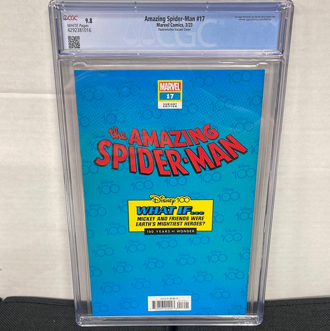 MARVEL COMICS AMAZING SPIDER-MAN #17 CGC 9.8 PASTROVICCHIO COVER