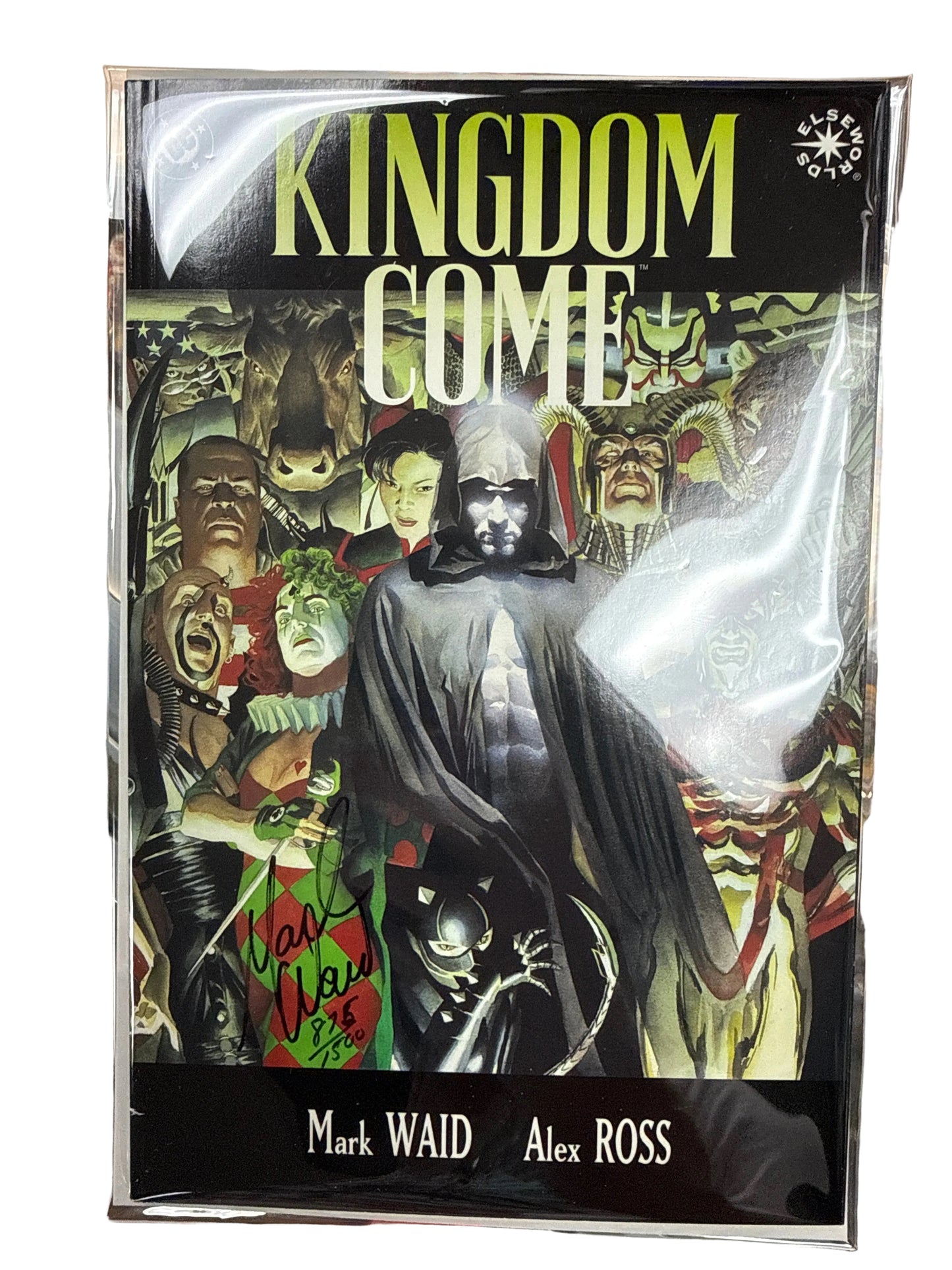 DC COMICS KINGDOM COME #1 SIGNED BY MARK WAID 875/1500