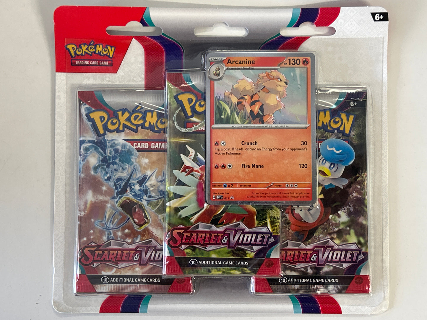 POKÉMON TCG SCARLET & VIOLET BASE SET 3 PACK BLISTER