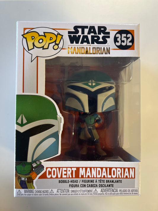 FUNKO POP STAR WARS #352 COVERT MANDALORIAN