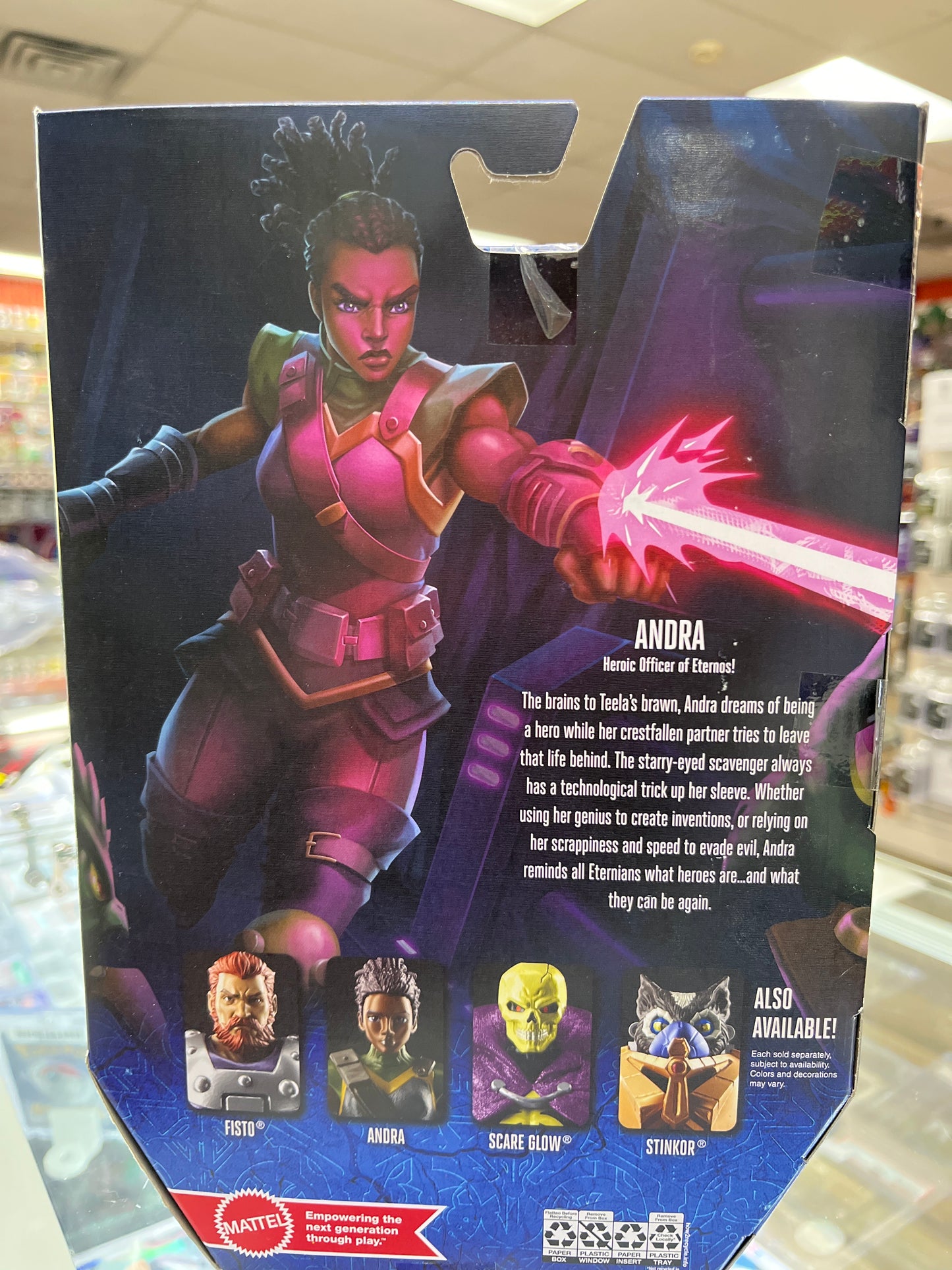 MATTEL MASTERS OF THE UNIVERSE REVELATION ANDRA ACTION FIGURE