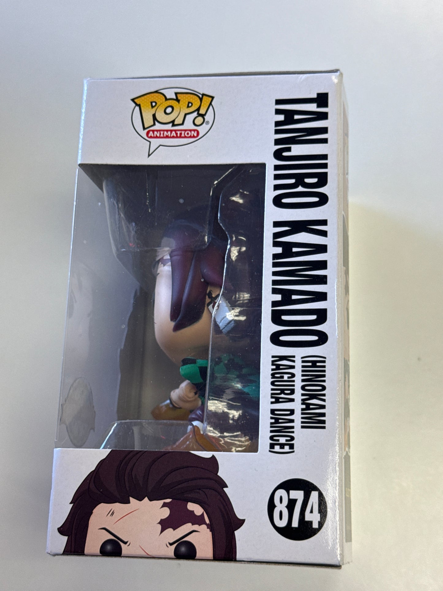 FUNKO POP ANIMATION DEMON SLAYER TANJIRO KAMADO 874 GOOD CONDITION IN BOX