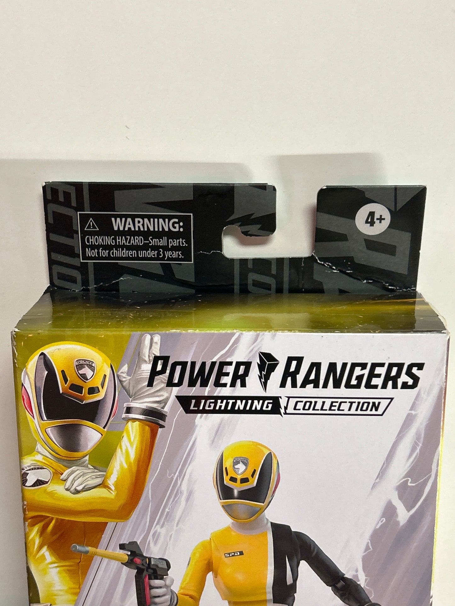 HASBRO POWER RANGERS LIGHTING COLLECTION S.P.D YELLOW RANGER NEW IN LIGHT PLAY CONDITION BOX
