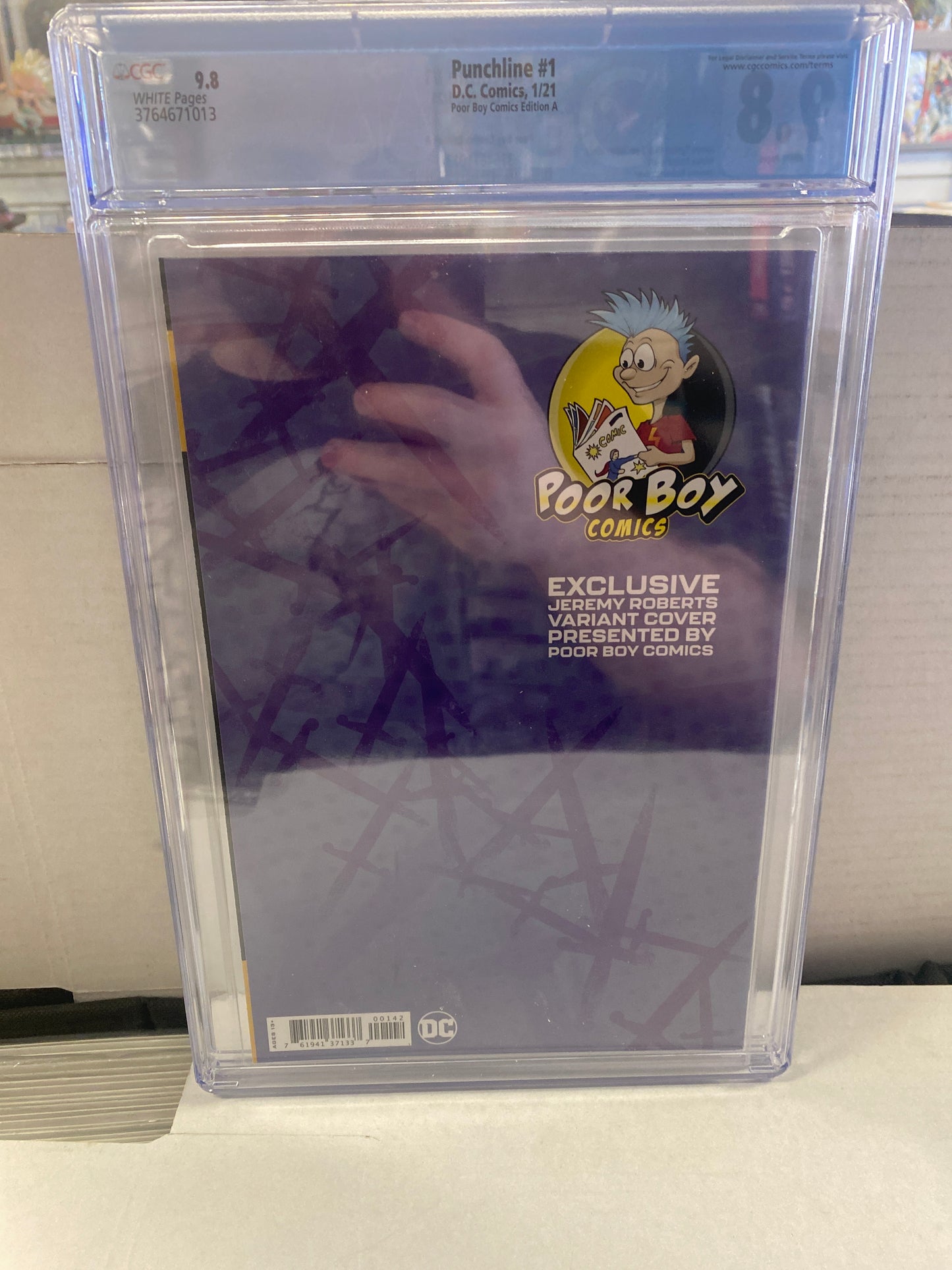 DC COMICS PUNCHLINE #1 (2021) POOR BOY COMICS EDITION A CGC 9.8 WP