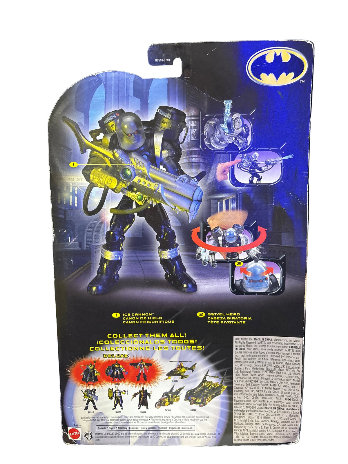 DC MATTEL BATMAN ACTION FIGURES MR FREEZE
