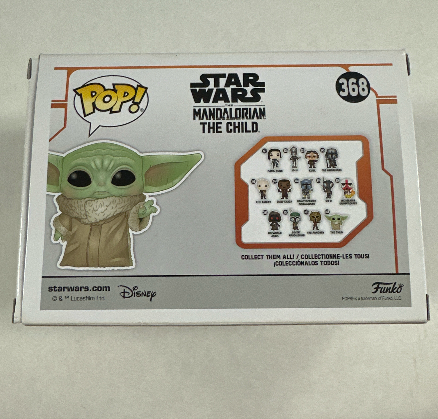 STAR WARS MANDALORIAN THE CHILD #368 FUNKO (2020)
