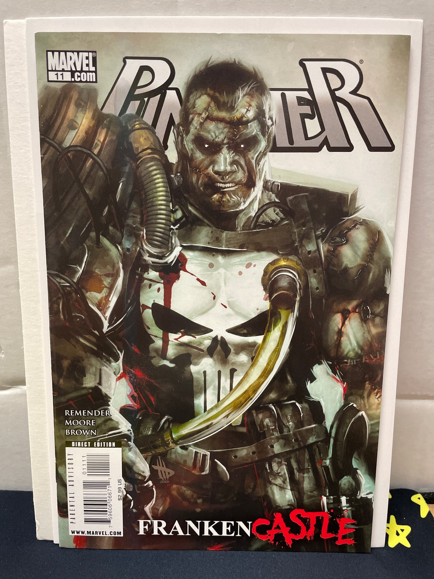 PUNISHER #11 (2010, BIG KEY!) 1st FRANKENCASTLE , CAPTAIN YAMATO & HUNTER OF MONSTER!! NM