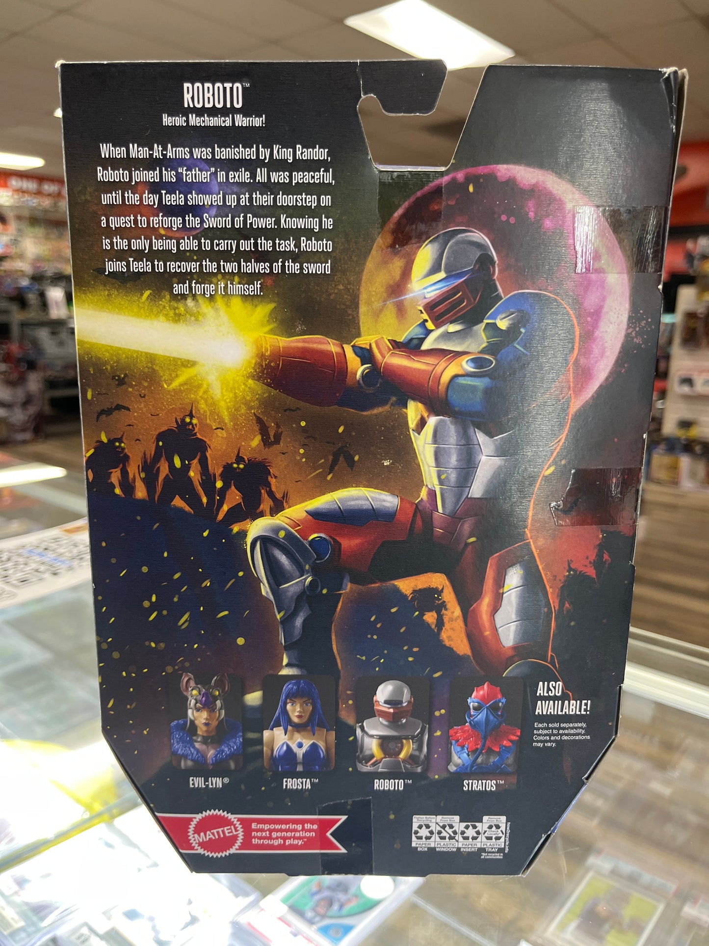 MATTEL MASTERS OF THE UNIVERSE REVELATION ROBOTO ACTION FIGURE