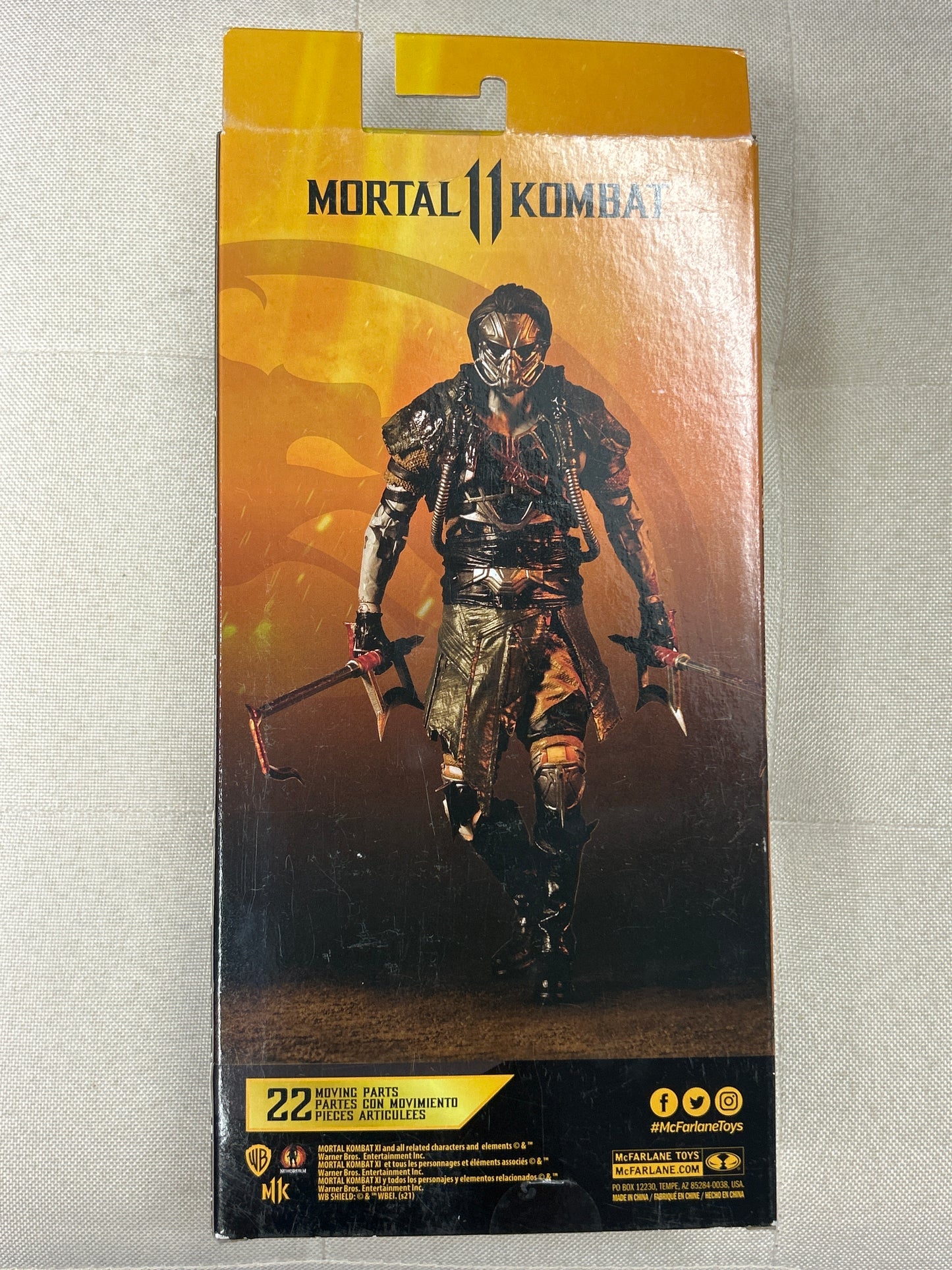 MCFARLANE TOYS MORTAL KOMBAT 11 KABAL SEALED IN BOX