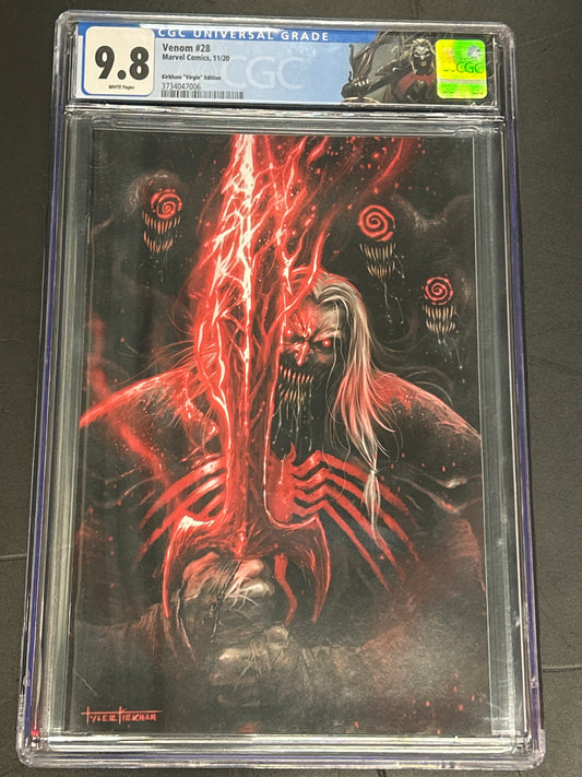 MARVEL COMICS VENOM #28 (2020) KIRKHAM “VIRGIN” COVER CGC 9.8 WP