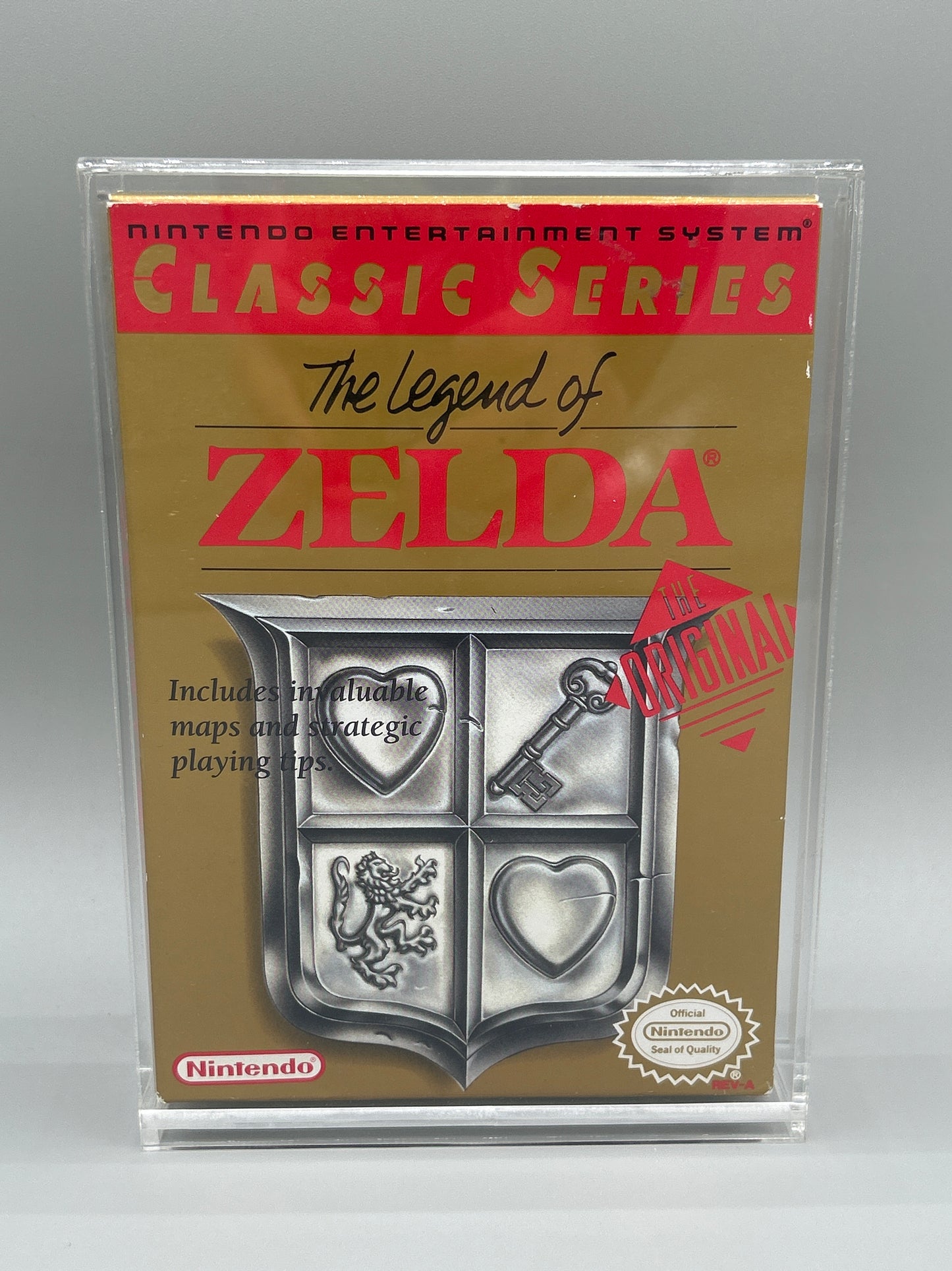 NINTENDO NES The Legend of ZELDA In Box NEAR MINT/LIGHT PLAY