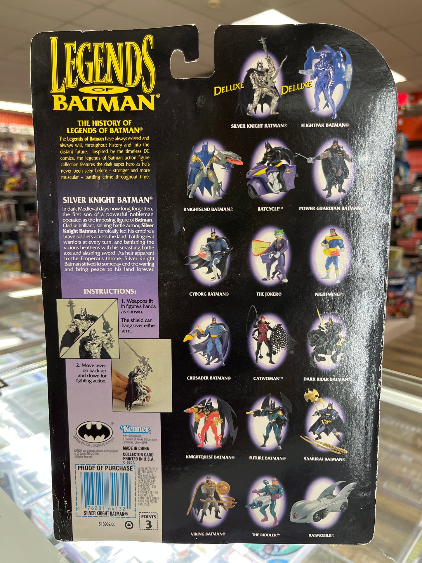 DC LEGENDS OF BATMAN SILVER KNIGHT BATMAN ACTION FIGURE