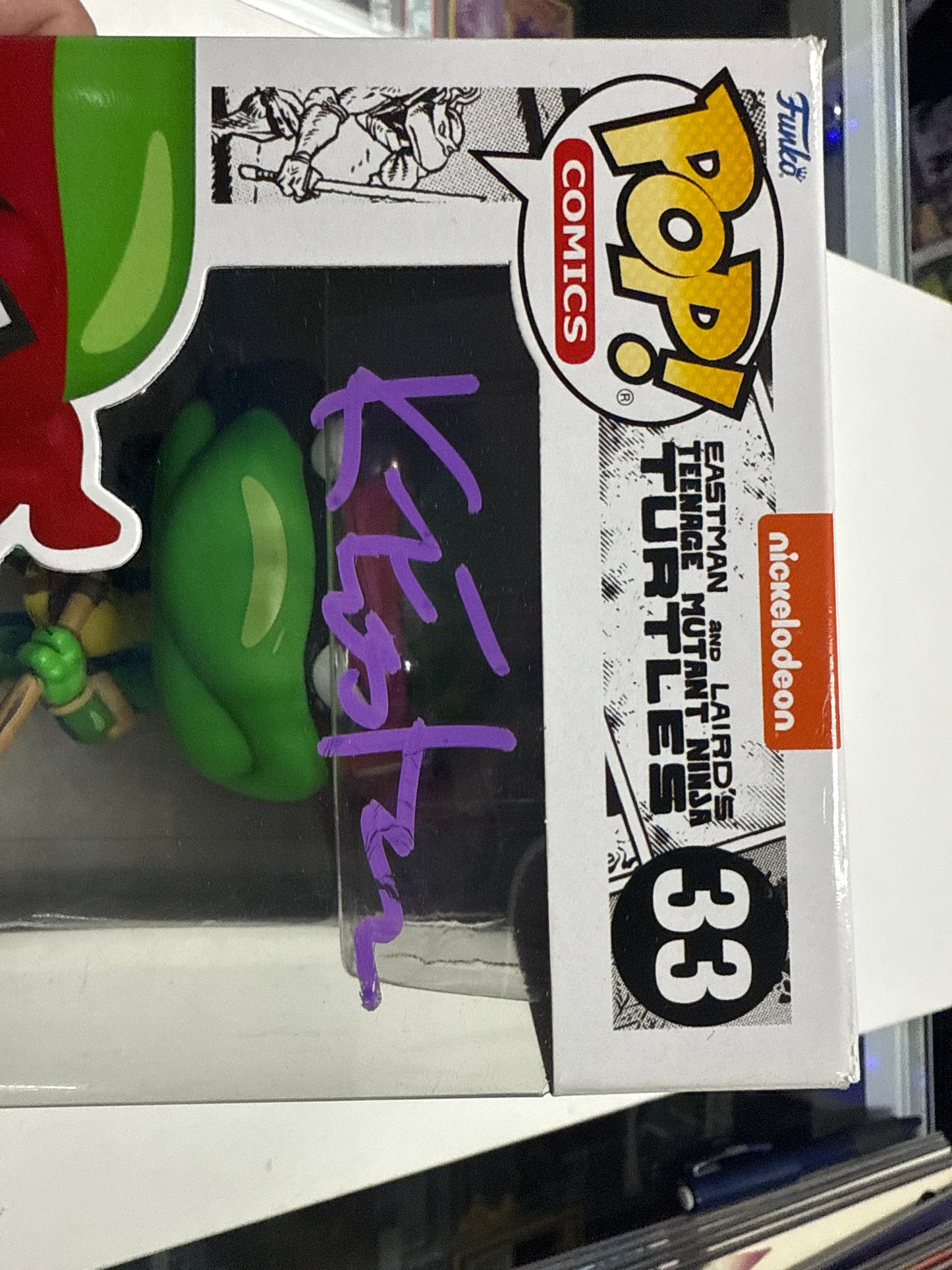 FUNKO POP COMICS DONATELLO 33 K EASTMAN AUTO VINIL PX PREVIEW EXCLUSIVE