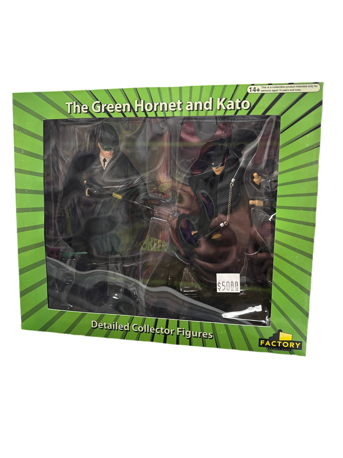 FACTORY ENTERTAINMENT THE GREEN HORNET AND KATO COLLECTOR FIGURES (2010)