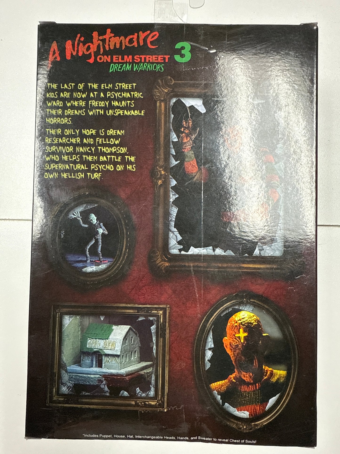 NECA FREDDY KRUEGER ""Nightmare Elm Street 3"" ARTICULATED 18CM HIGH,7"".