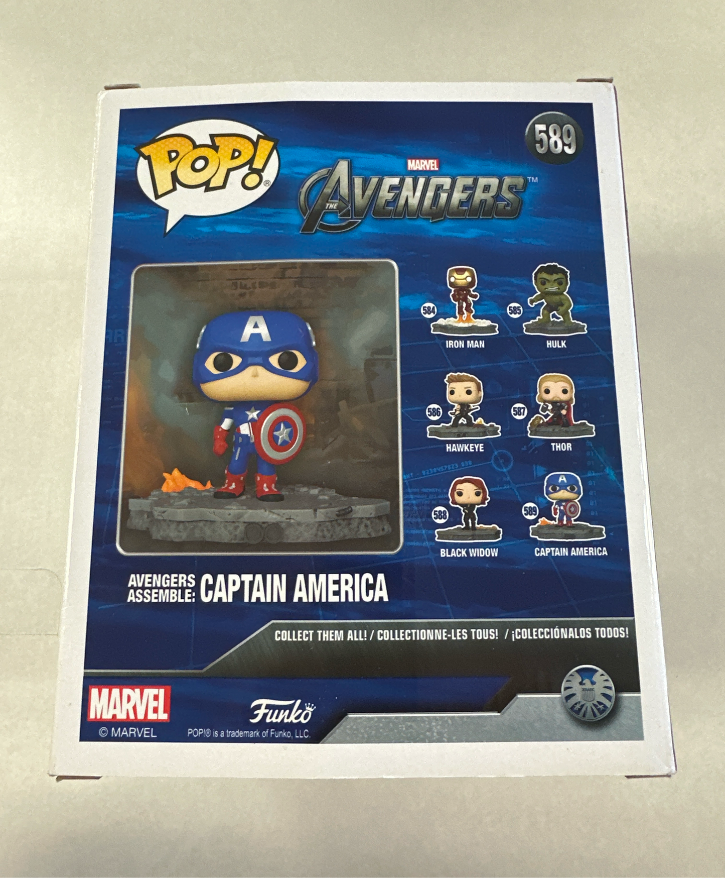 MARVEL AVENGERS CAPTAIN AMERICA 589 FUNKO (2020)
