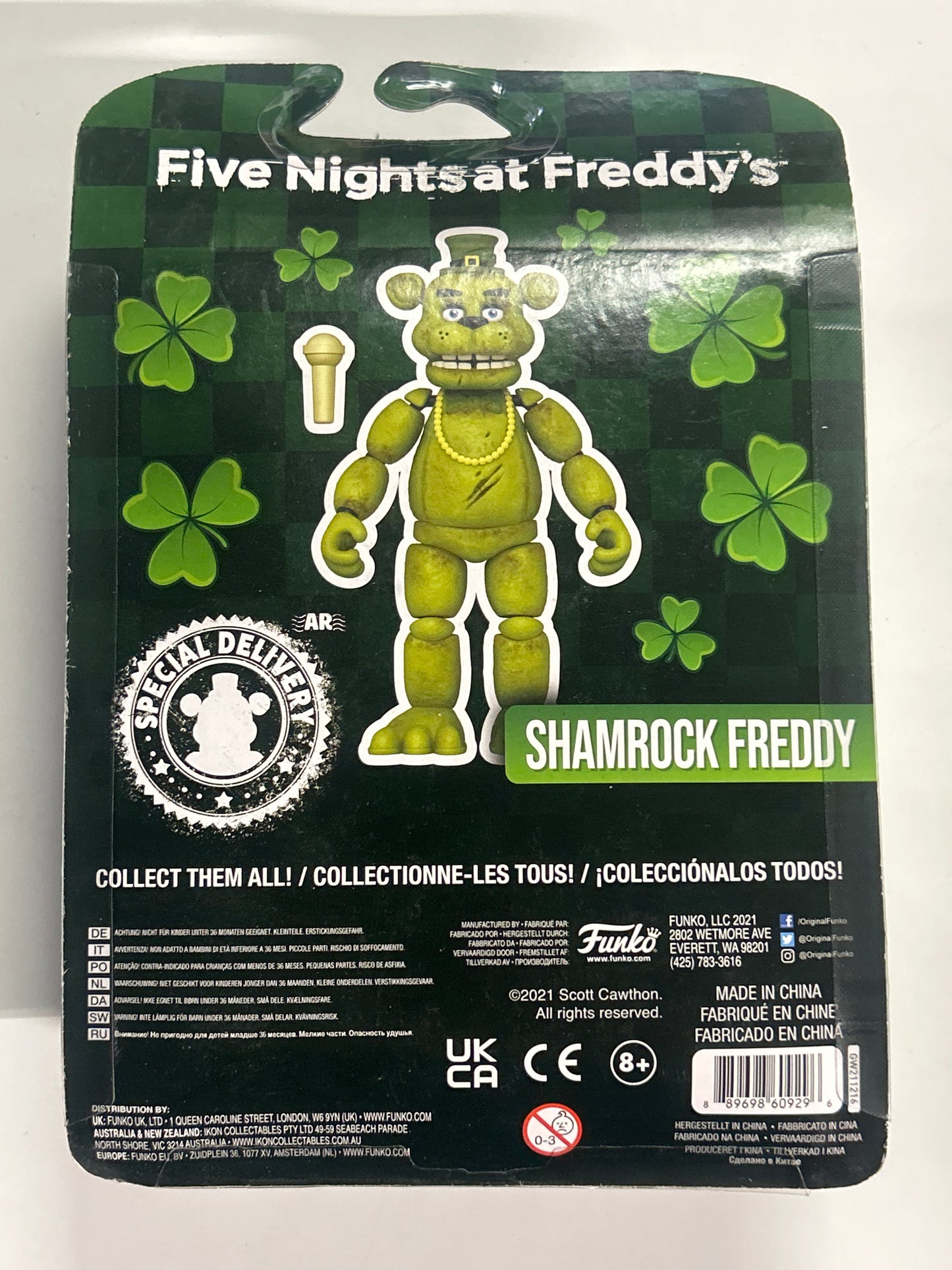 FUNKO FIVE NIGHTS AT FREDDYS SHAMROCK FREDDY NEW IN BOX (2021)