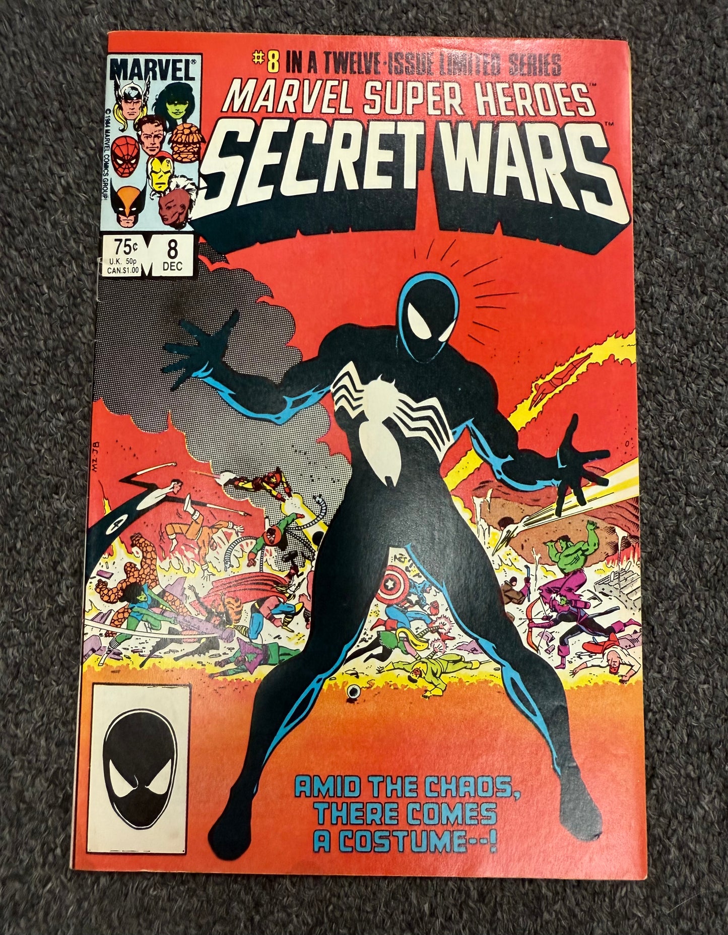 MARVEL COMICS SECRET WARS #1-12 Lot MULTIPLE KEYS 1st black suit INCLUDED! Rare! Grail!