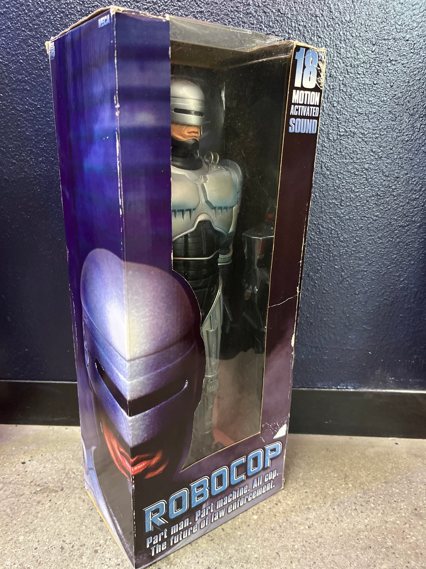NECA robocop 18” motion activated sound action figure