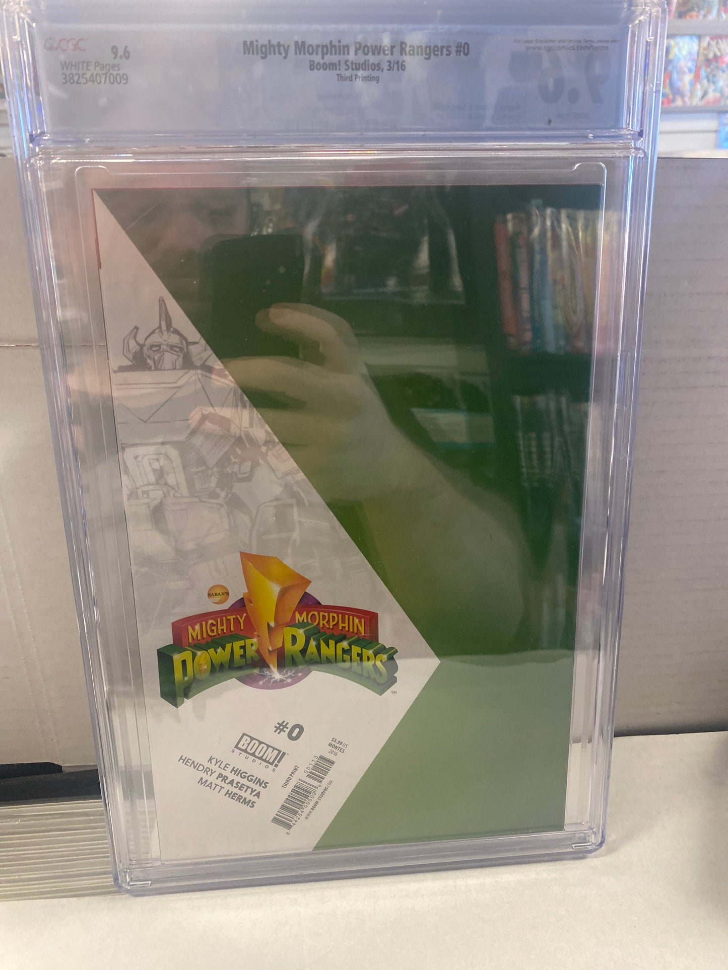 BOOM STUDIOS MIGHTY MORPHIN POWER RANGERS #0 (2016) THIRD PRINTING CGC 9.6 WP