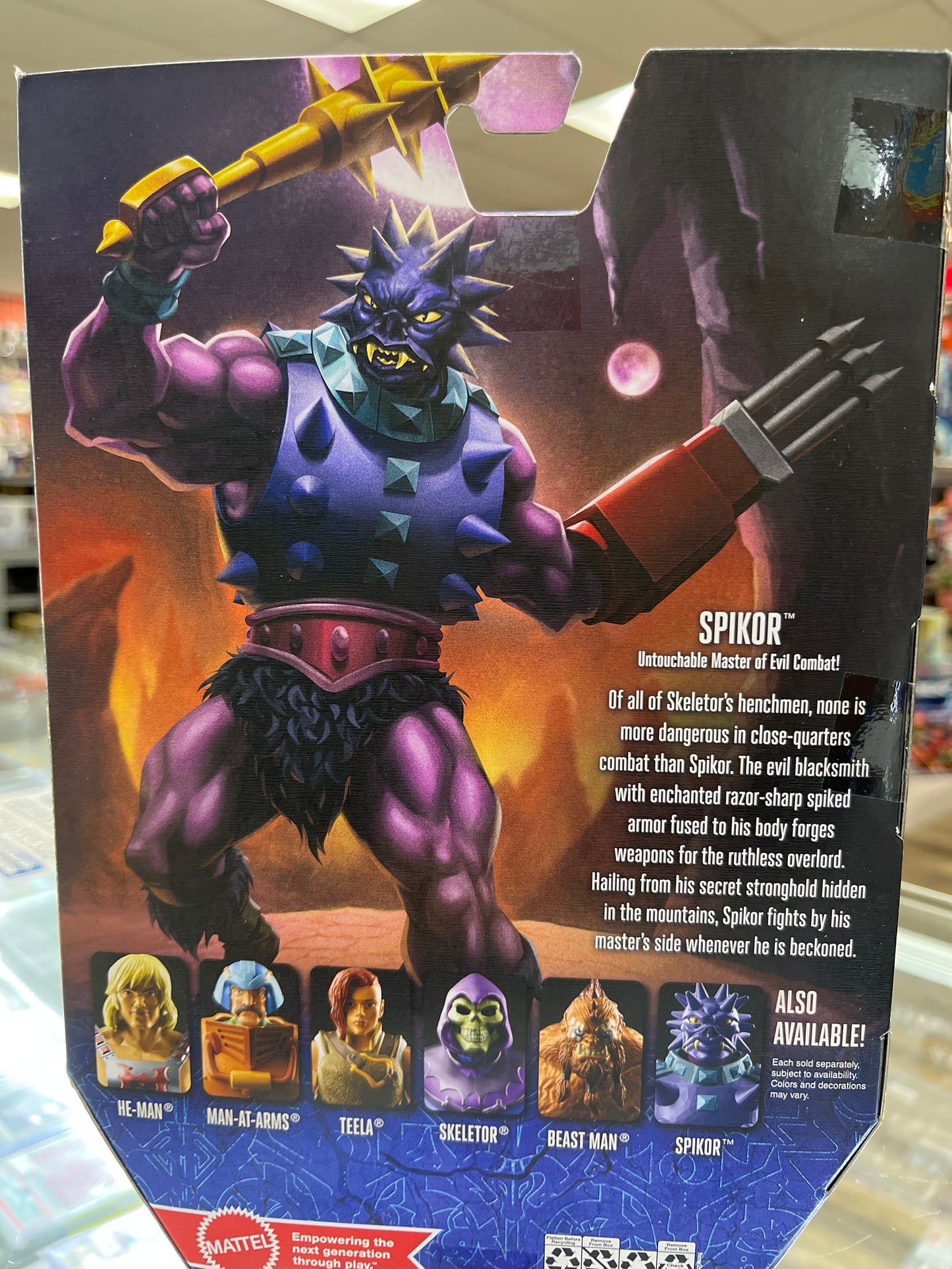 MATTEL MASTERS OF THE UNIVERSE REVELATION SPIKOR ACTION FIGURE