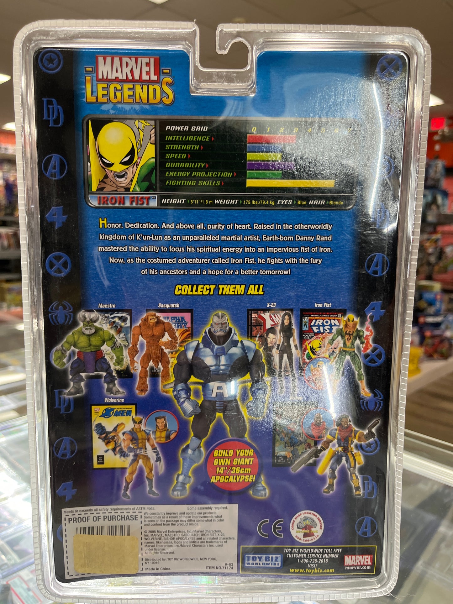 MARVEL LEGENDS IRON FIST ACTION FIGURE