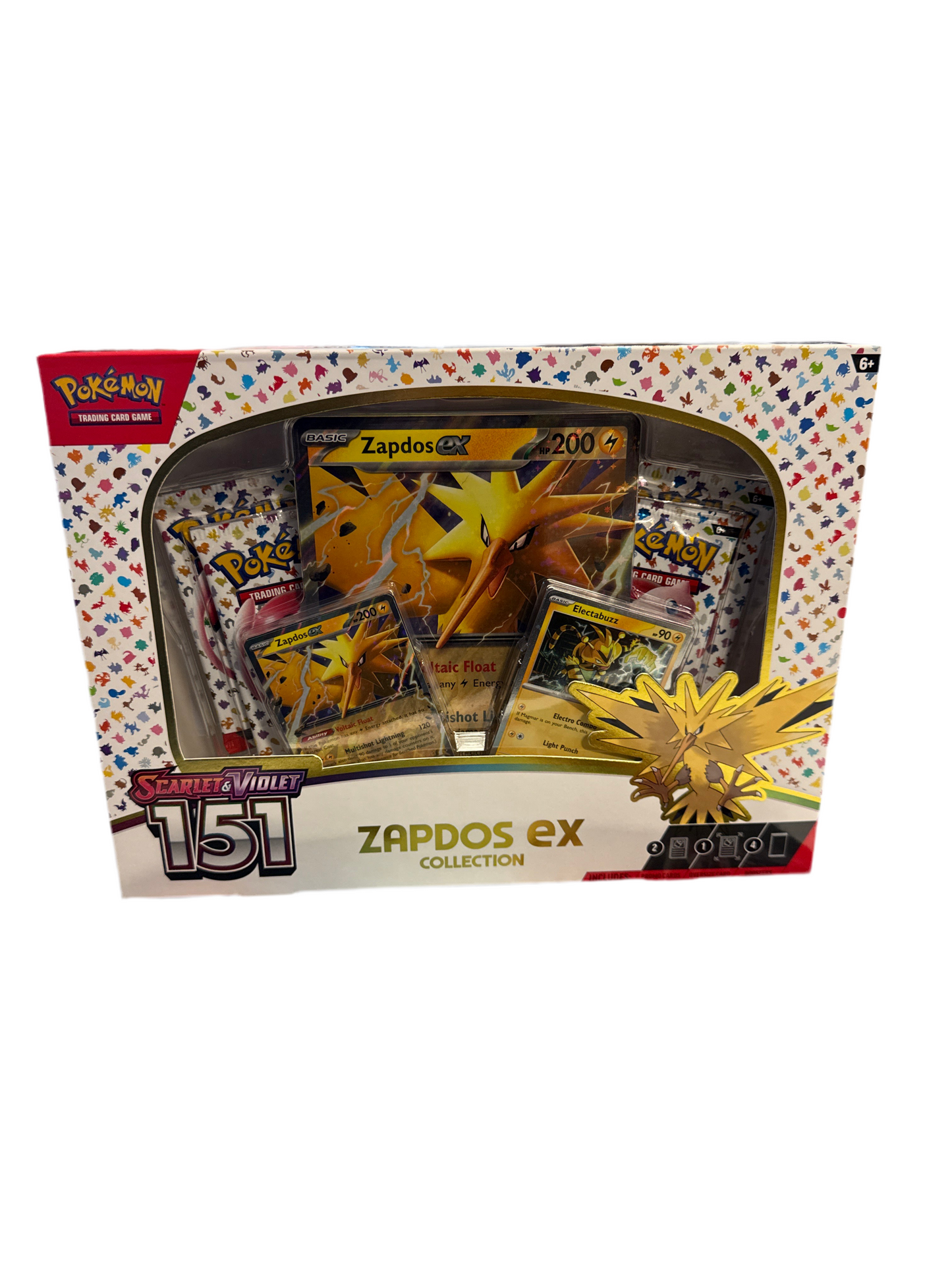 POKEMON TCG ZAPDOS EX COLLECTION BOX 151