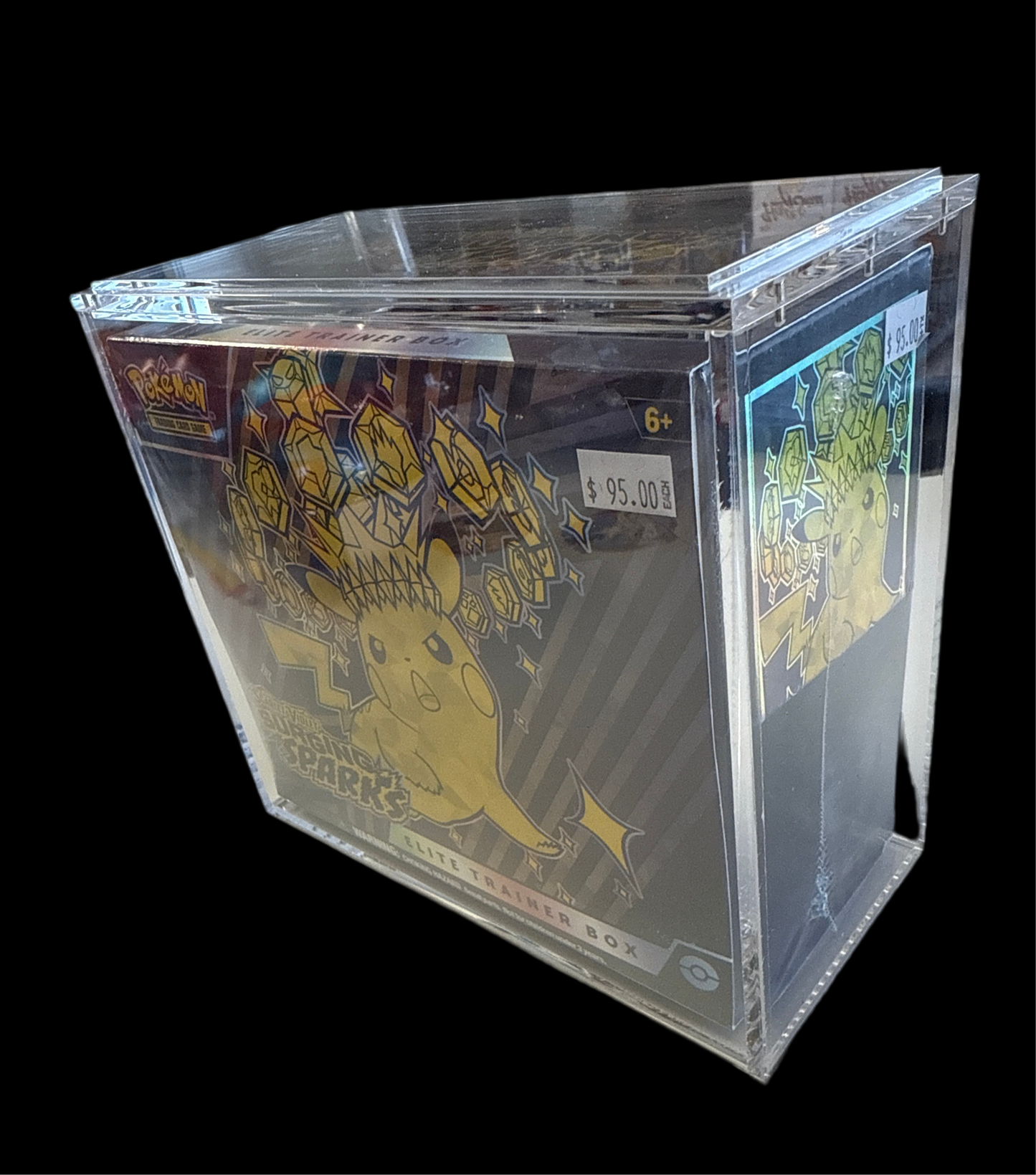 PLATINUM PROTECTORS ACRYLIC FISPLAY CASE FOR ELITE TRAINER BOX STACKABLE