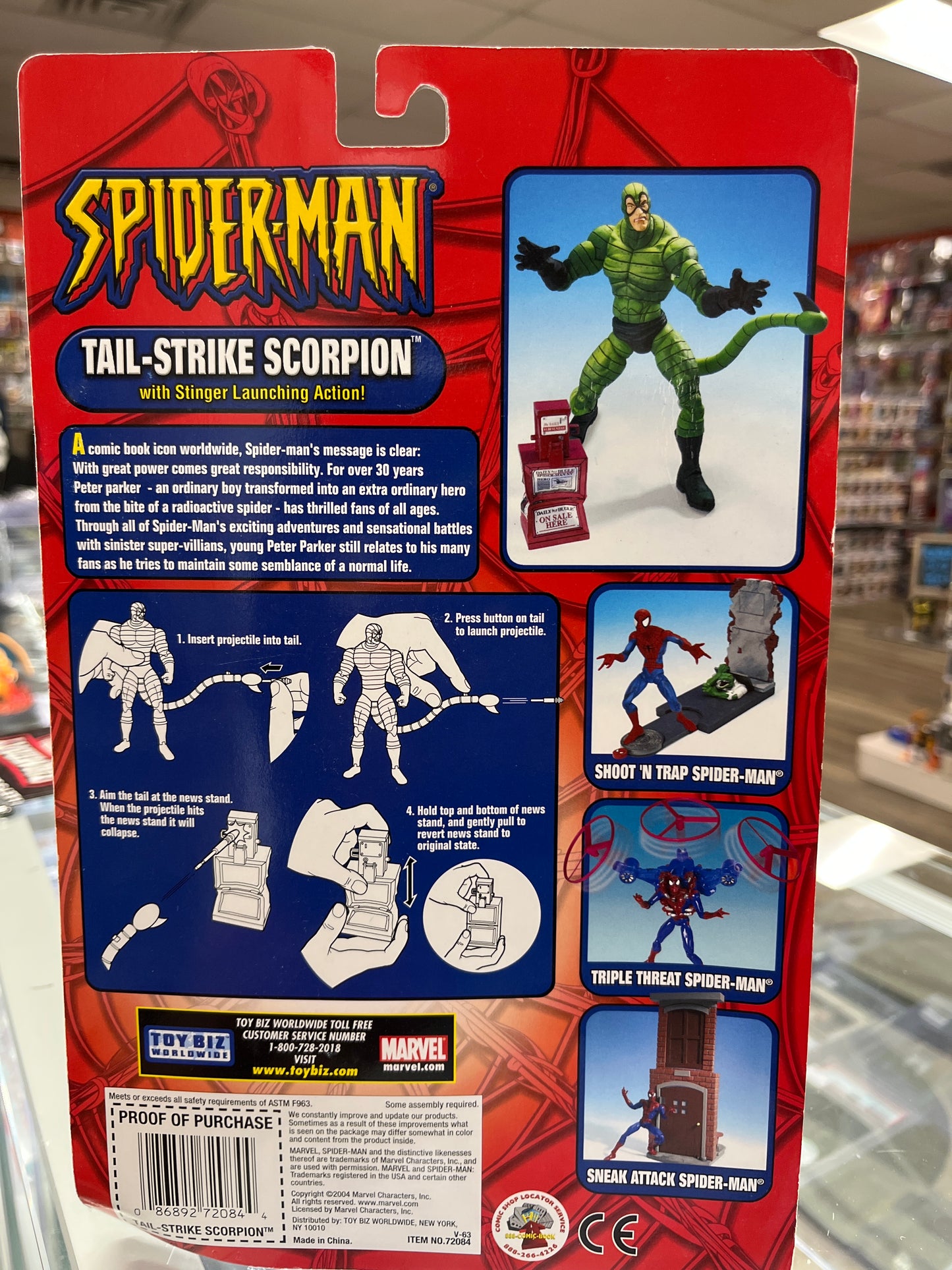 MARVEL SPIDER-MAN TAIL-STRIKE SCORPION