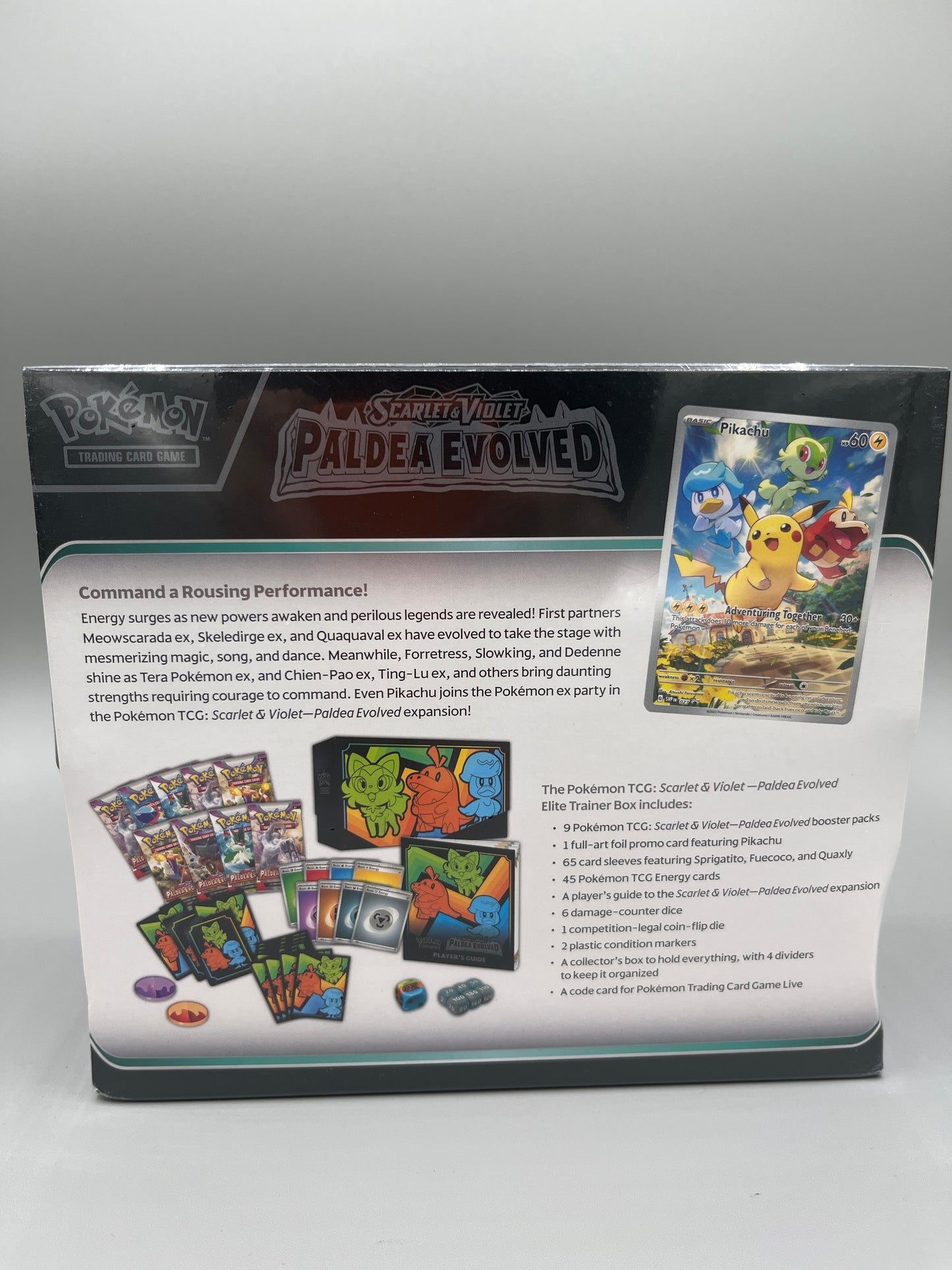 Pokémon TCG Scarlet & Violet Paldea Evolved Elite Trainer Box SEALED