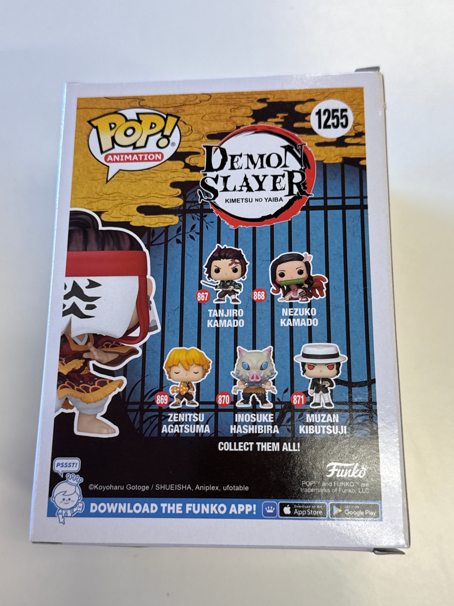 FUNKO POP ANIMATION DEMON SLAYER TANJURO KAMADO AAA ANIME EXCLUSIVE 1255 GOOD CONDITION IN BOX