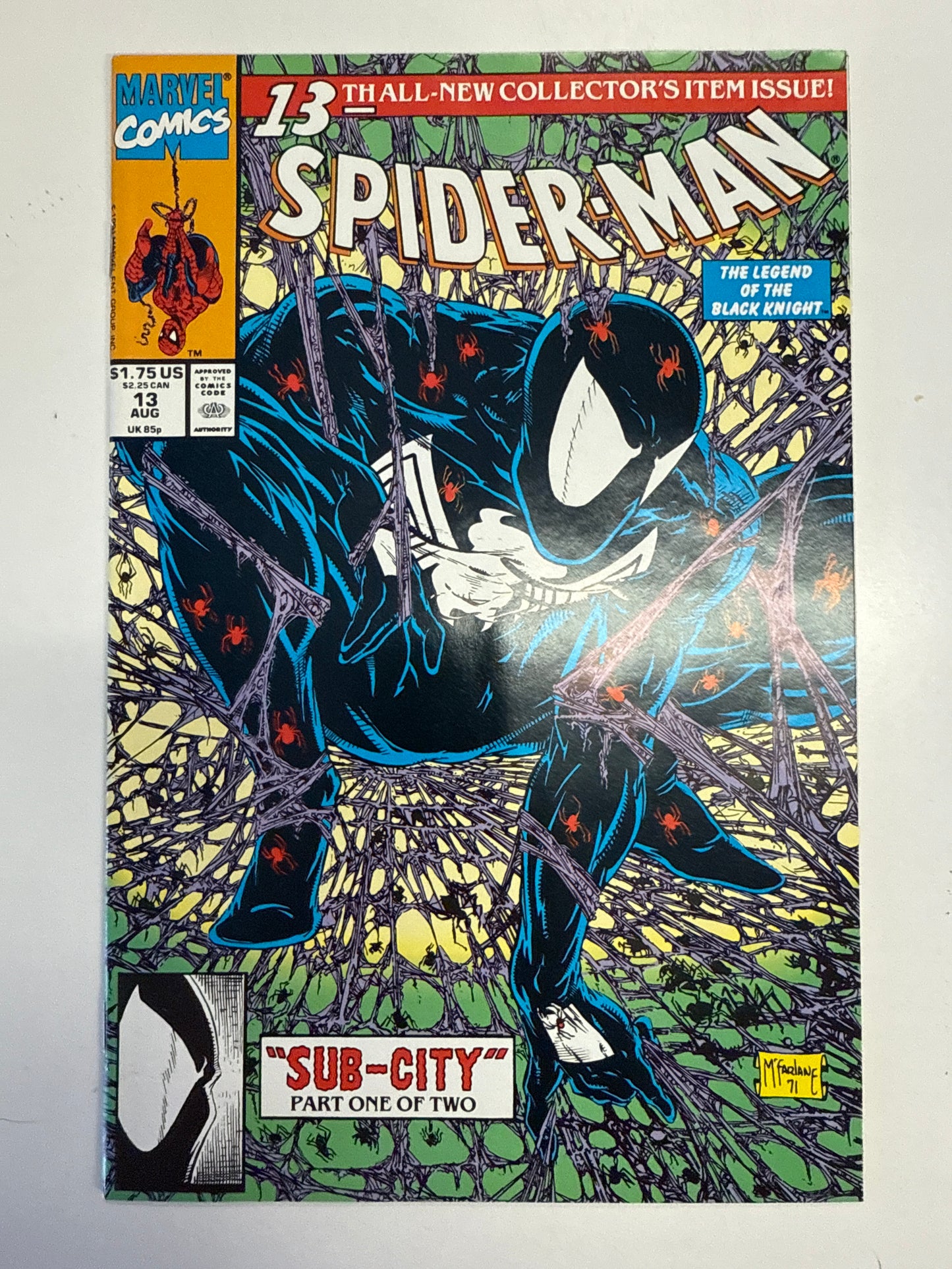 MARVEL COMICS SPIDER-MAN #13 MCFARLANE 13TH ALL NEW COLLECTORS ITEM ISSUE VF CONDITION POSSIBLE 9.8