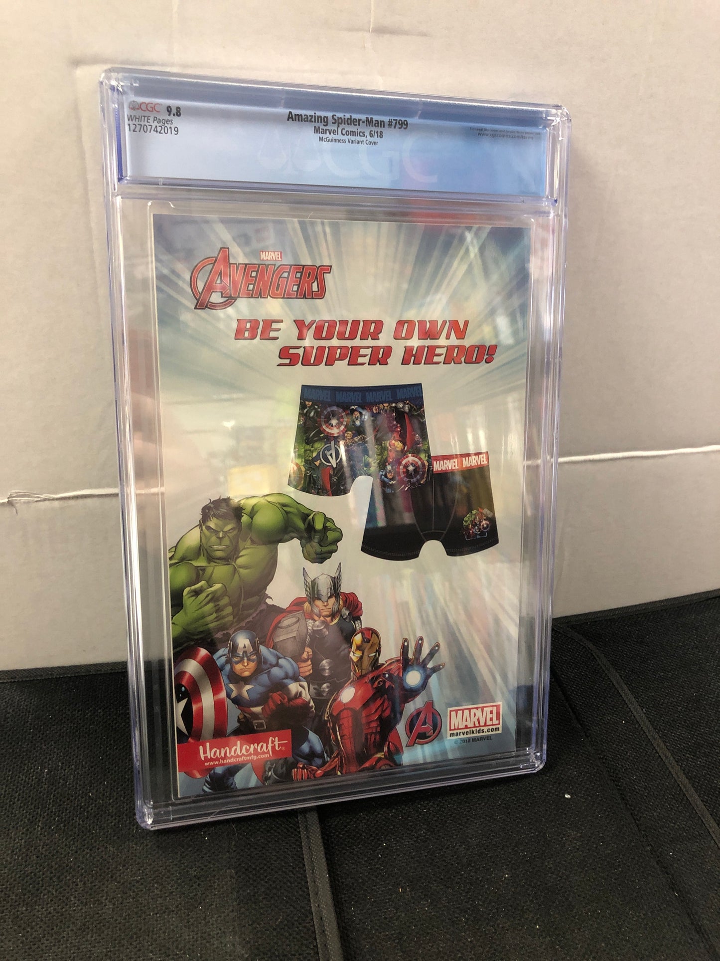 MARVEL COMICS AMAZING SPIDER-MAN #799 (2018) MCGUINNESS VARIANT COVER CGC 9.8 WP