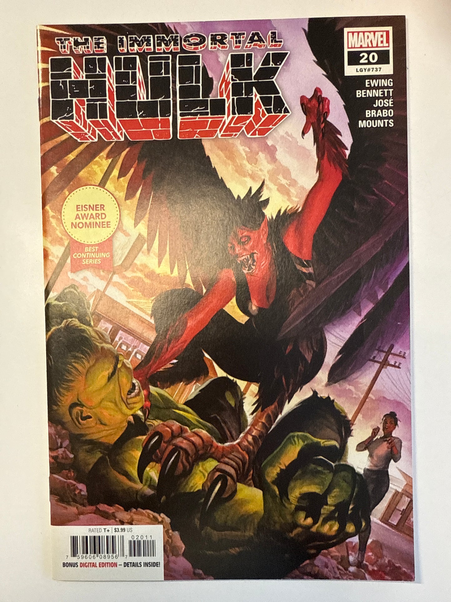MARVEL COMICS THE IMMORTAL HULK #20