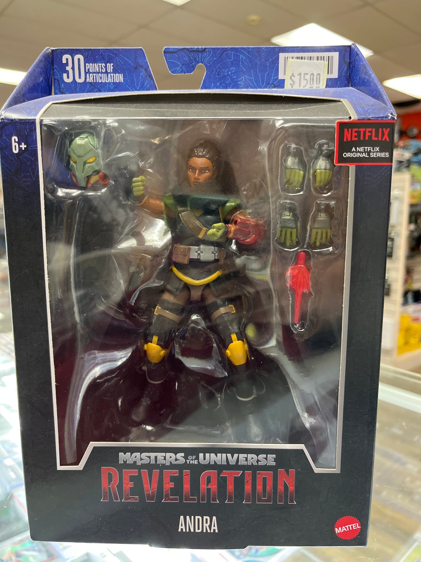 MATTEL MASTERS OF THE UNIVERSE REVELATION ANDRA ACTION FIGURE