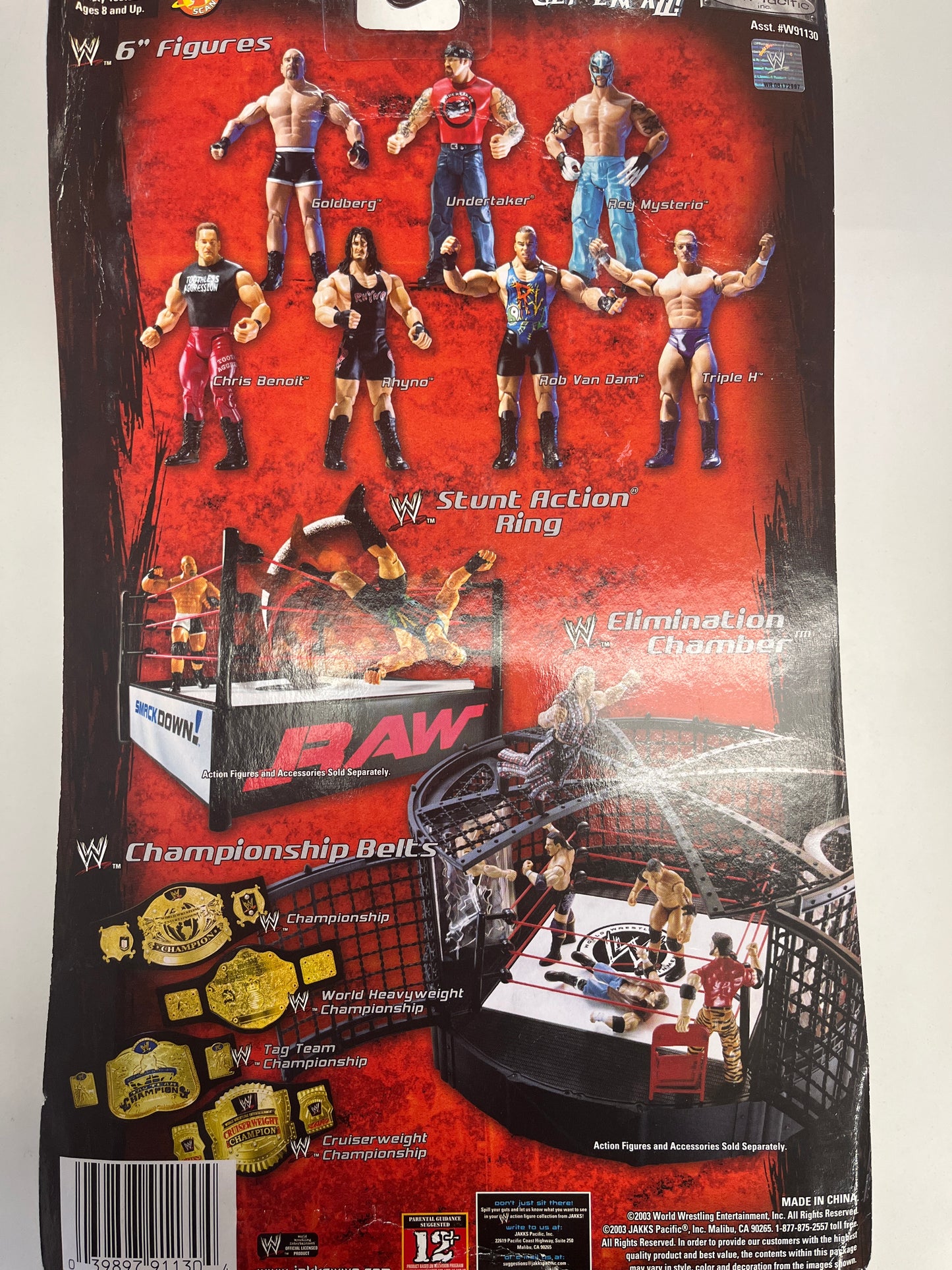WWE KANE RAW METAL KANE JAKKS PACIFIC VINTAGE