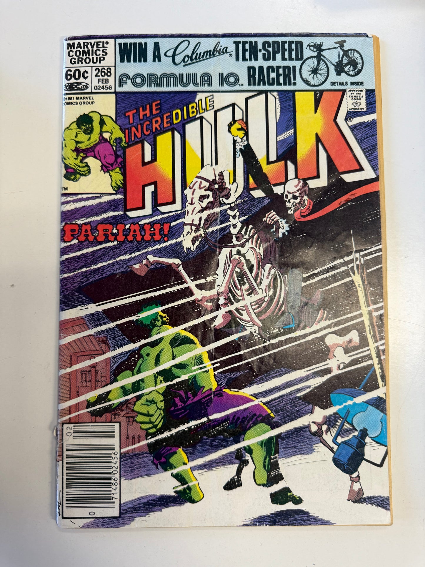 MARVEL COMICS INCREDIBLE HULK #268 silver 1981
