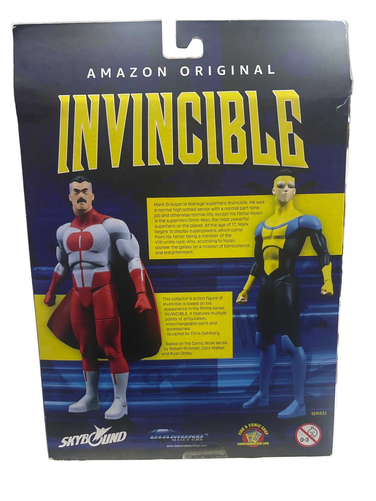 DIAMOND SELECT TOYS AMAZON ORIGINAL INVINCIBLE DELUXE ACTION FIGURE