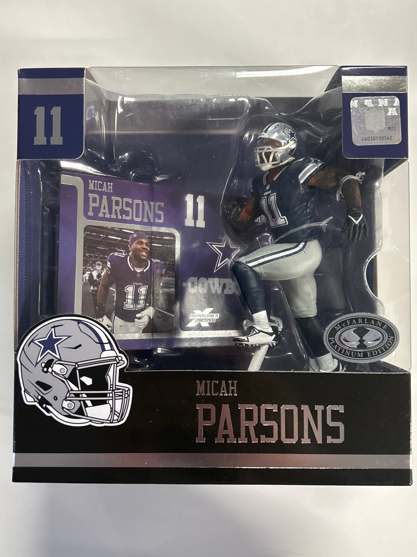 MCFARLANE LEGACY SERIES NFL MICAH PARSONS CHASE FIGURE (2024) NEW IN NEAR MINT BOX