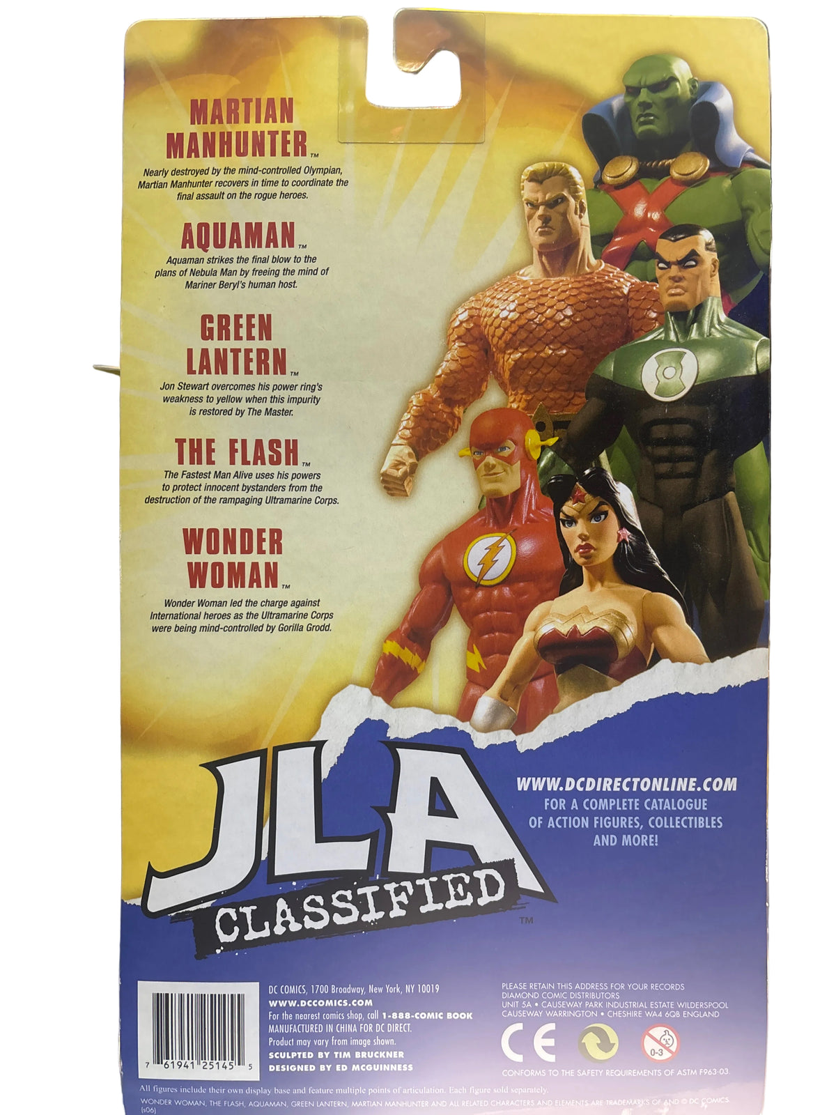 SERIES 1 JLA CLASSIFIED ACTION FIGURES WONDER WOMAN