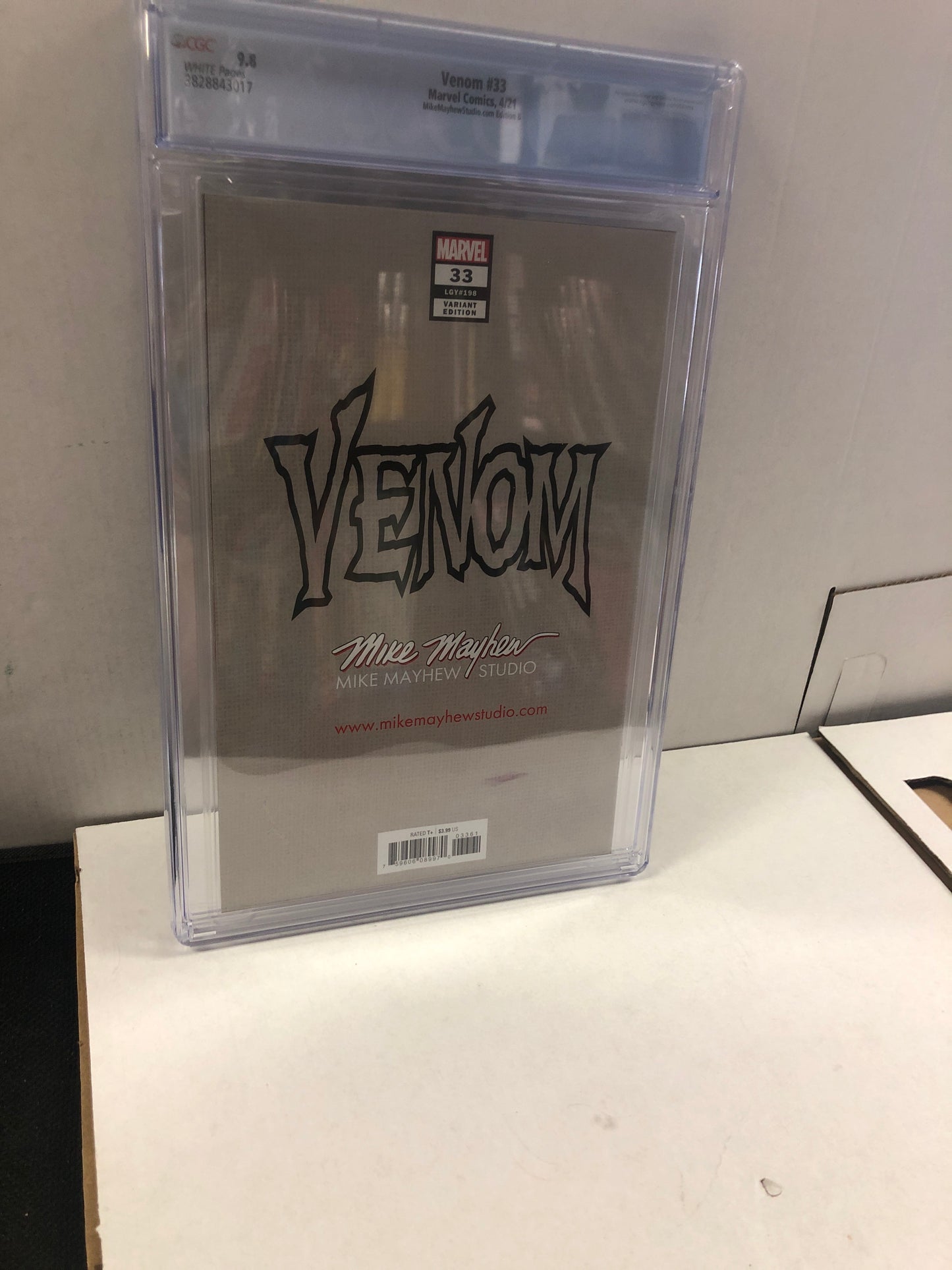 MARVEL COMICS VENOM #33 (2021) MIKEMAYHEWSTUDIO.COM EDITION B CGC 9.8 WP