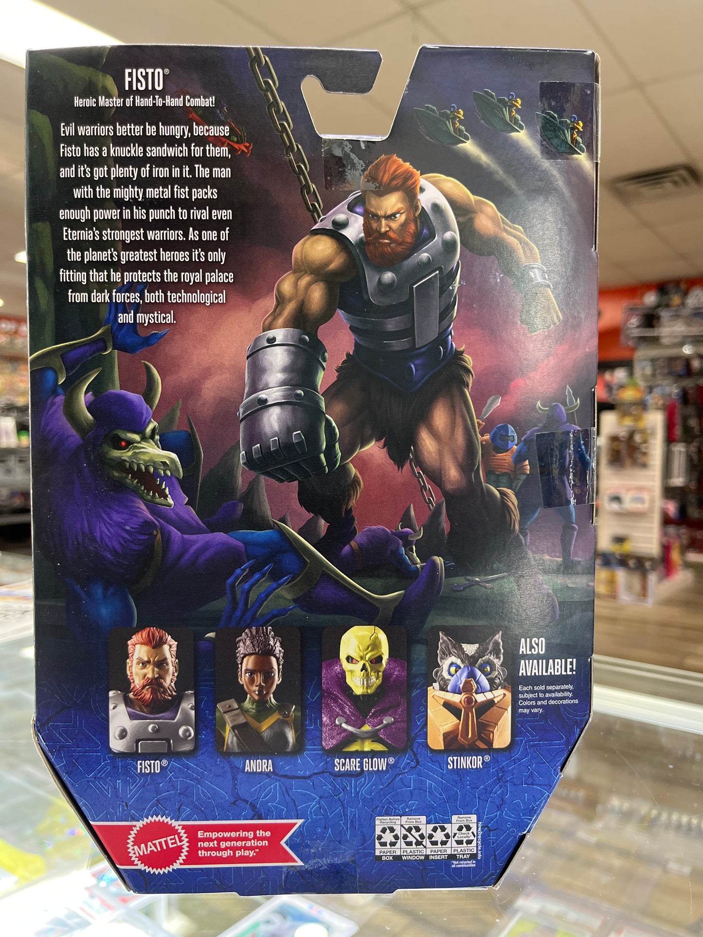 MATTEL MASTERS OF THE UNIVERSE REVELATION FISTO ACTION FIGURE