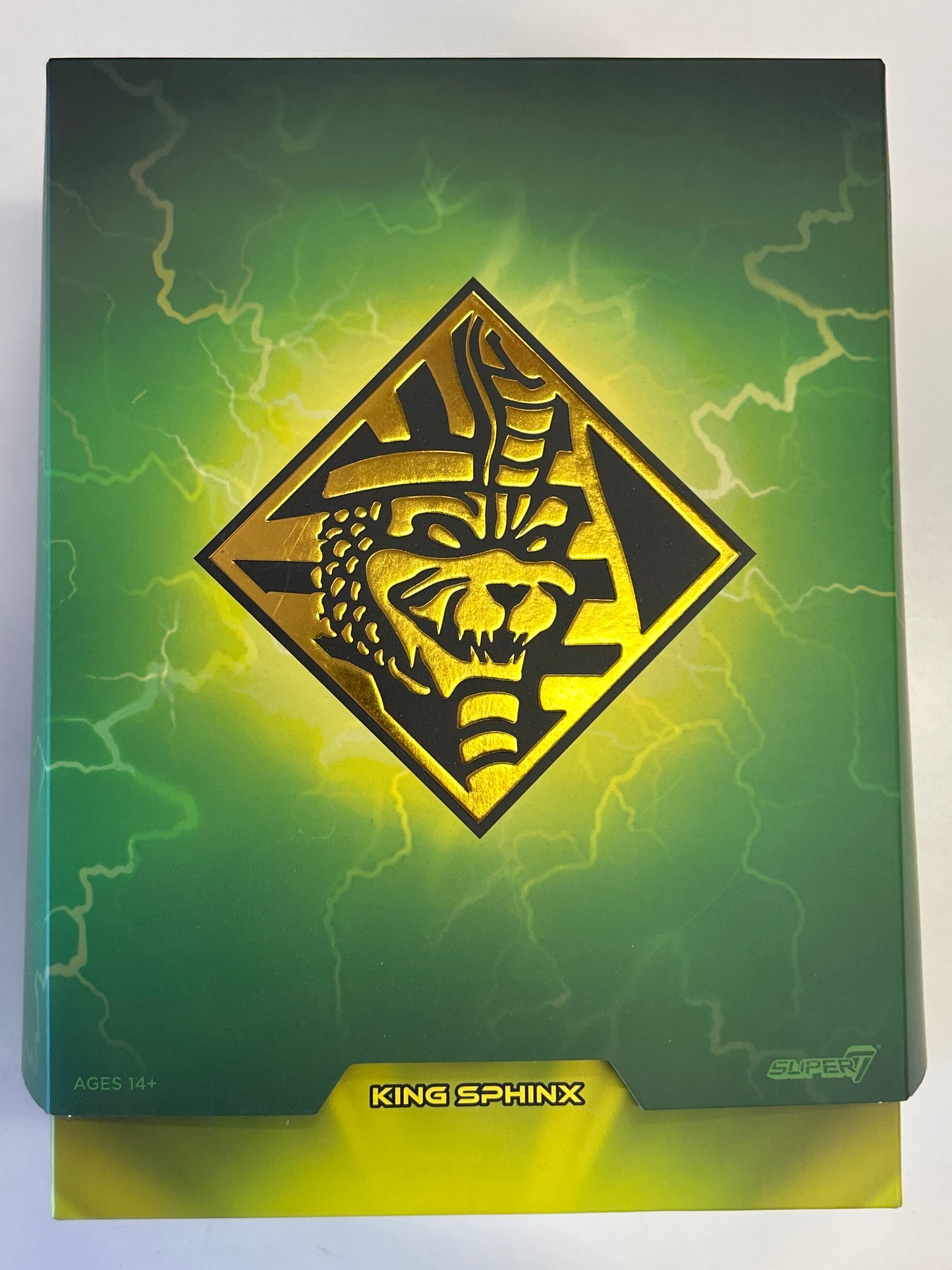 SUPER 7 ULTIMATES! MIGHTY MORPHIN POWER RANGERS KING SPHINX FIGURE SEALED IN BOX