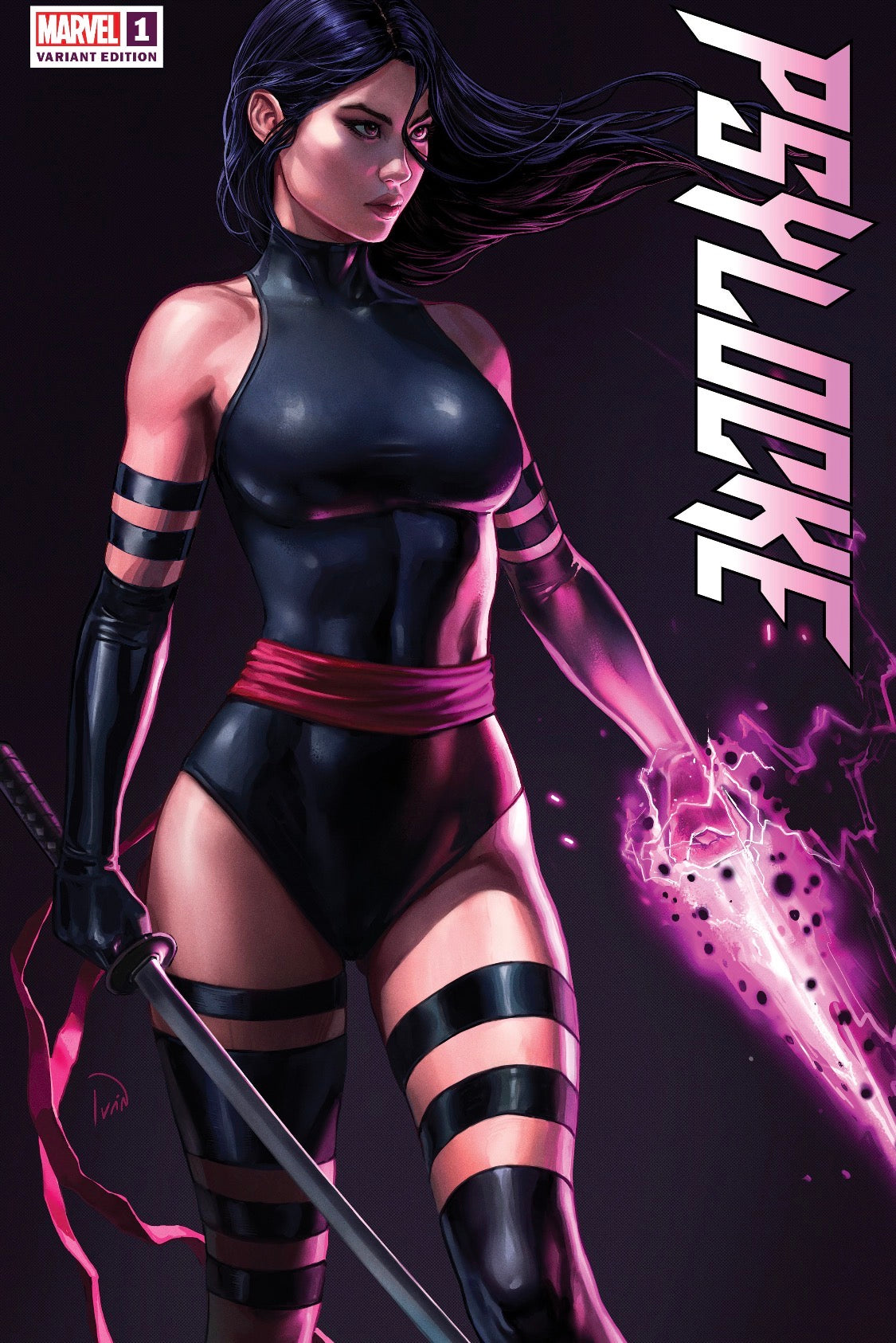 MARVEL PSYLOCKE #1 IVAN TALAVERA 616 Trade Dress
Variant A LTD 3000