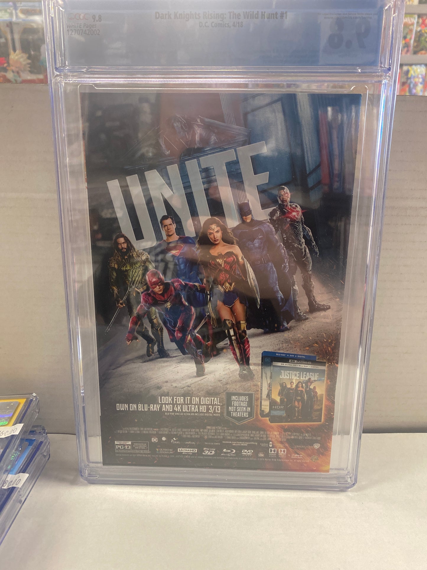 DC COMICS DARK KNIGHTS RISING THE WILD HUNT #1 (2018) FOIL COVER CGC 9.8 WP