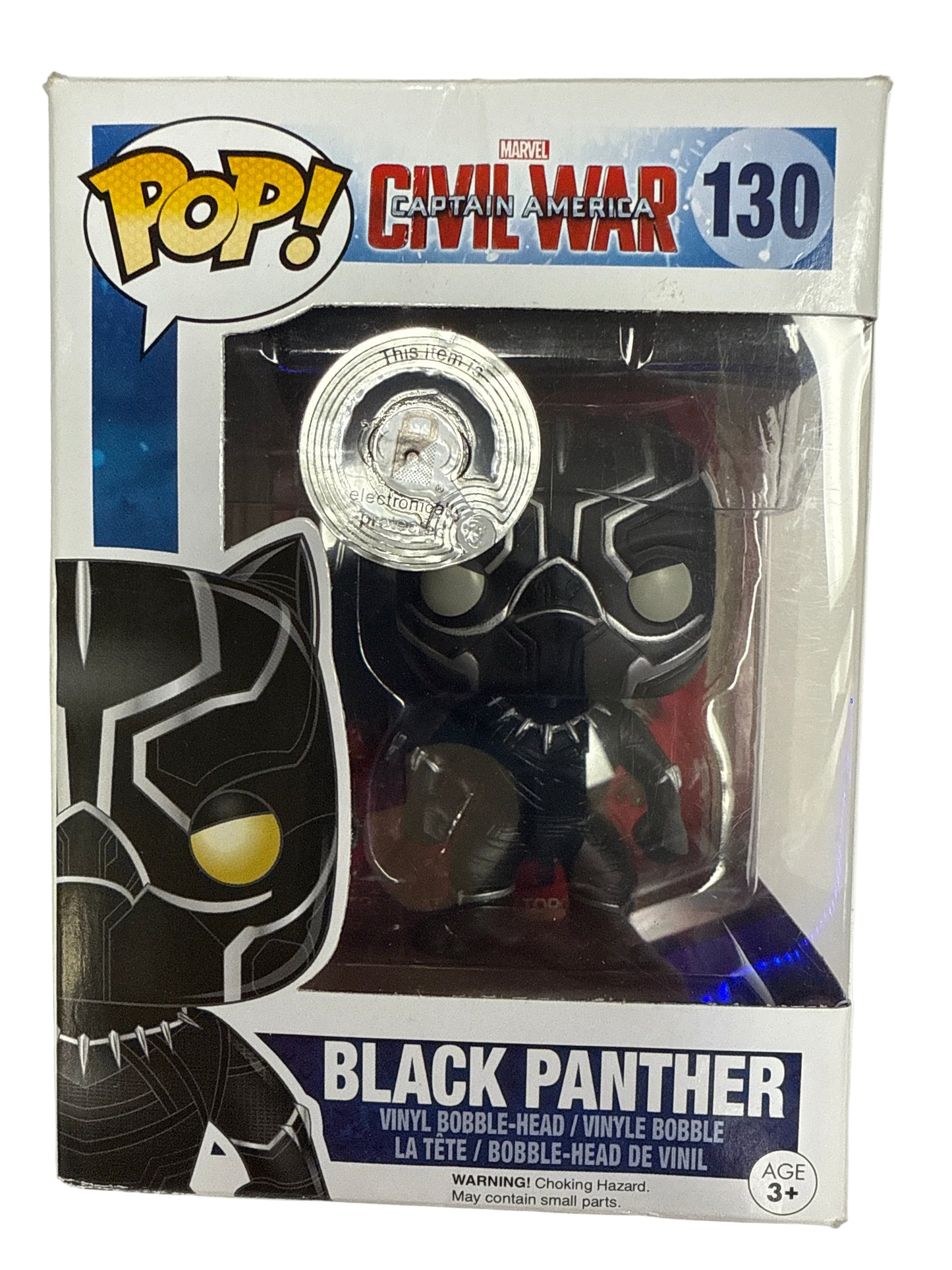 FUNKO POP AVENGERS MARVEL CIVIL BLACK PANTHER #130